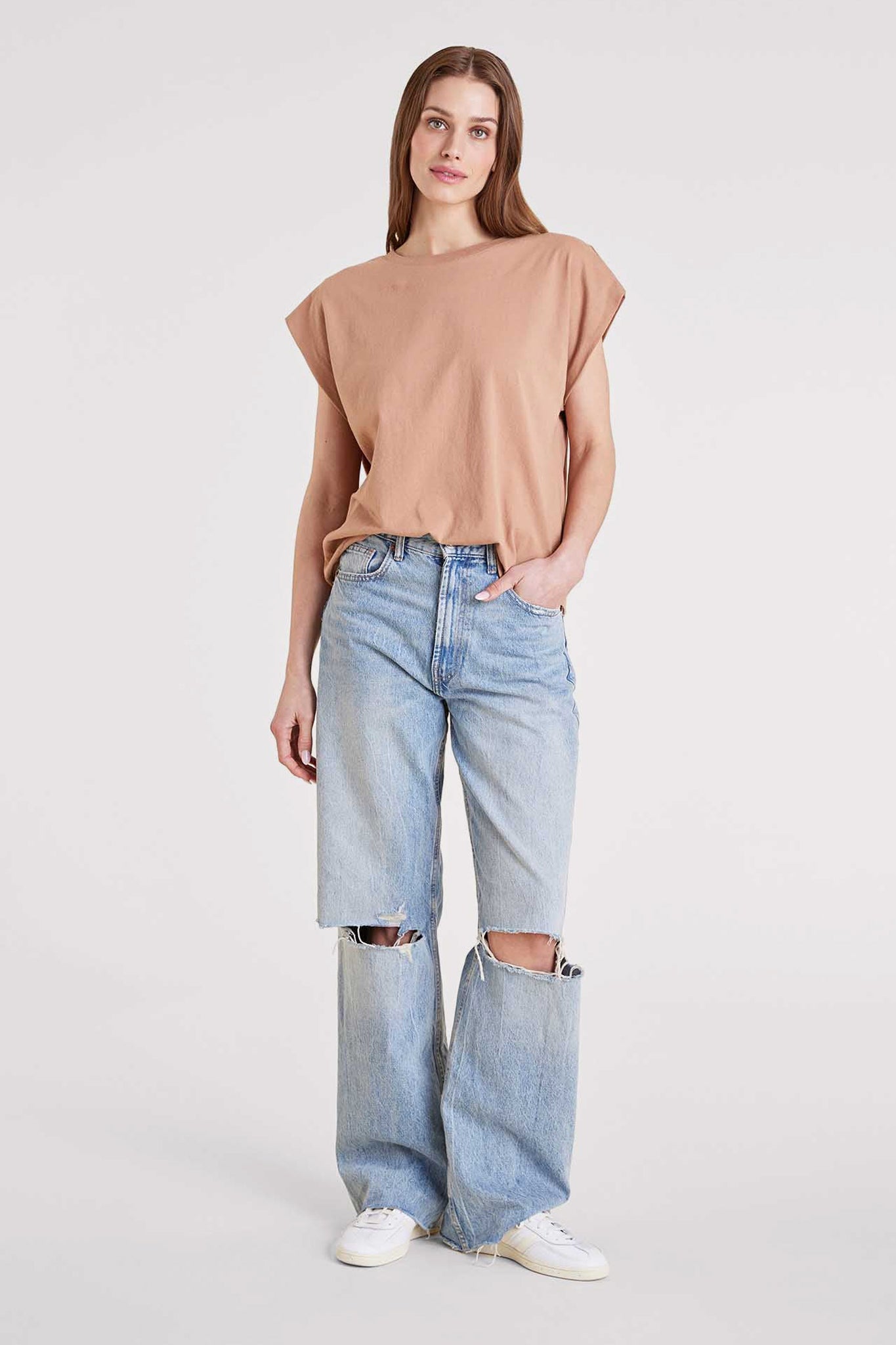 Soft Cotton Muscle Tee