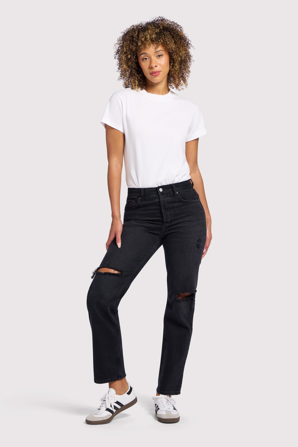 Color:White | Soft Cotton Everyday T-Shirt Bodysuit