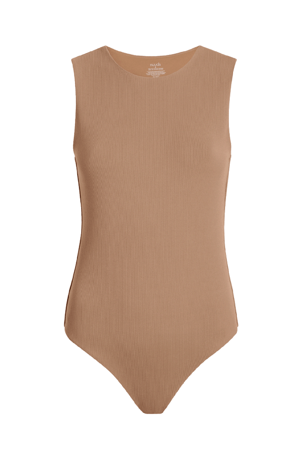 Ribbed Crewneck Tank Bodysuit
