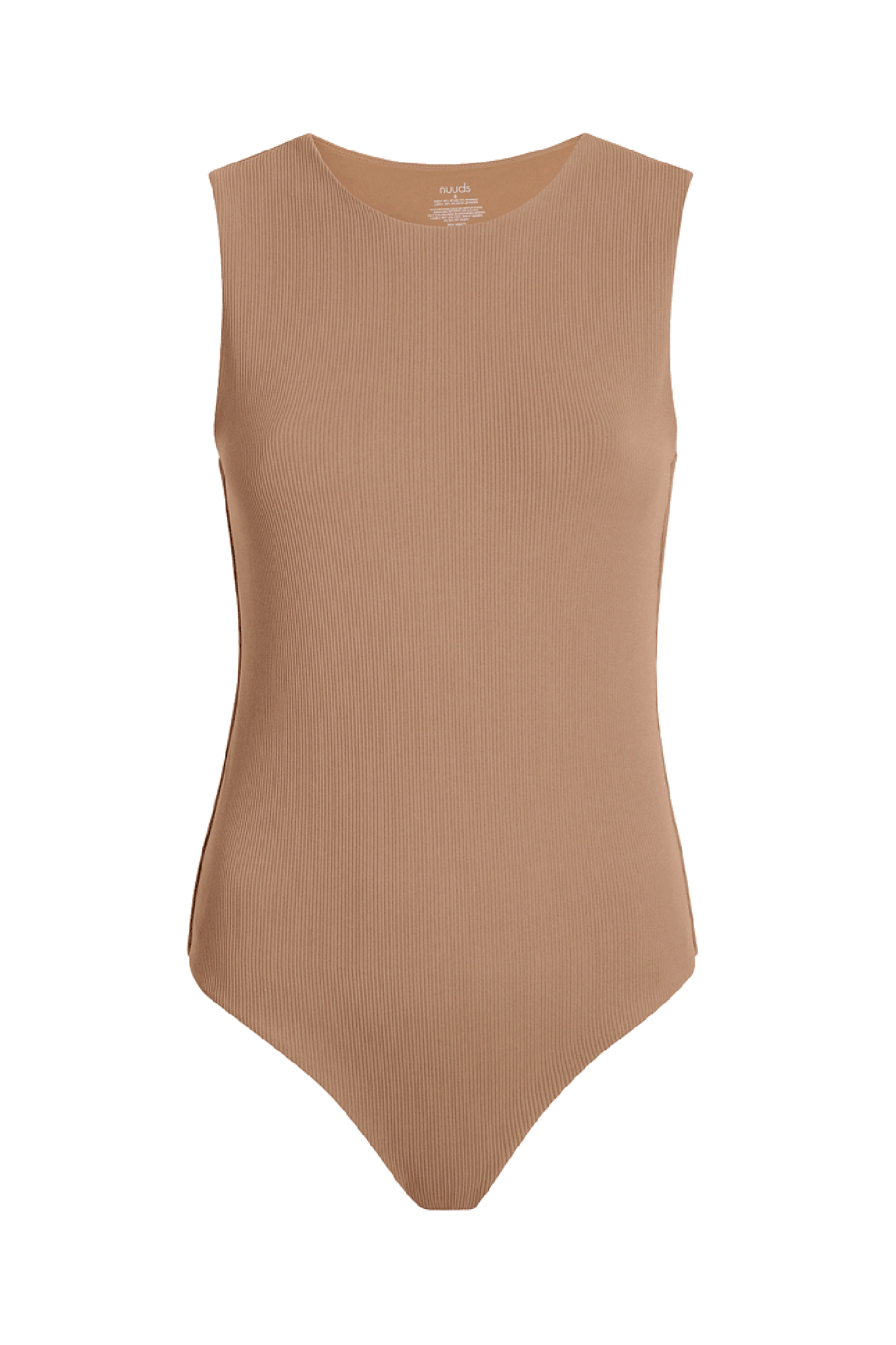 Ribbed Crewneck Tank Bodysuit
