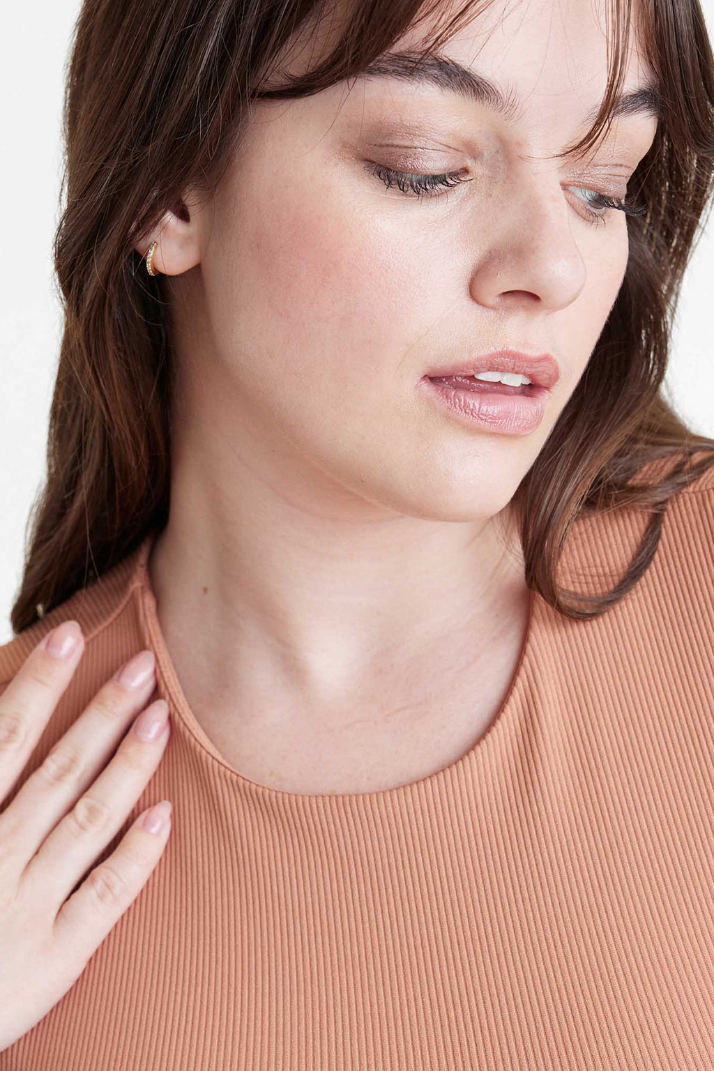 Ribbed Crewneck Tank Bodysuit