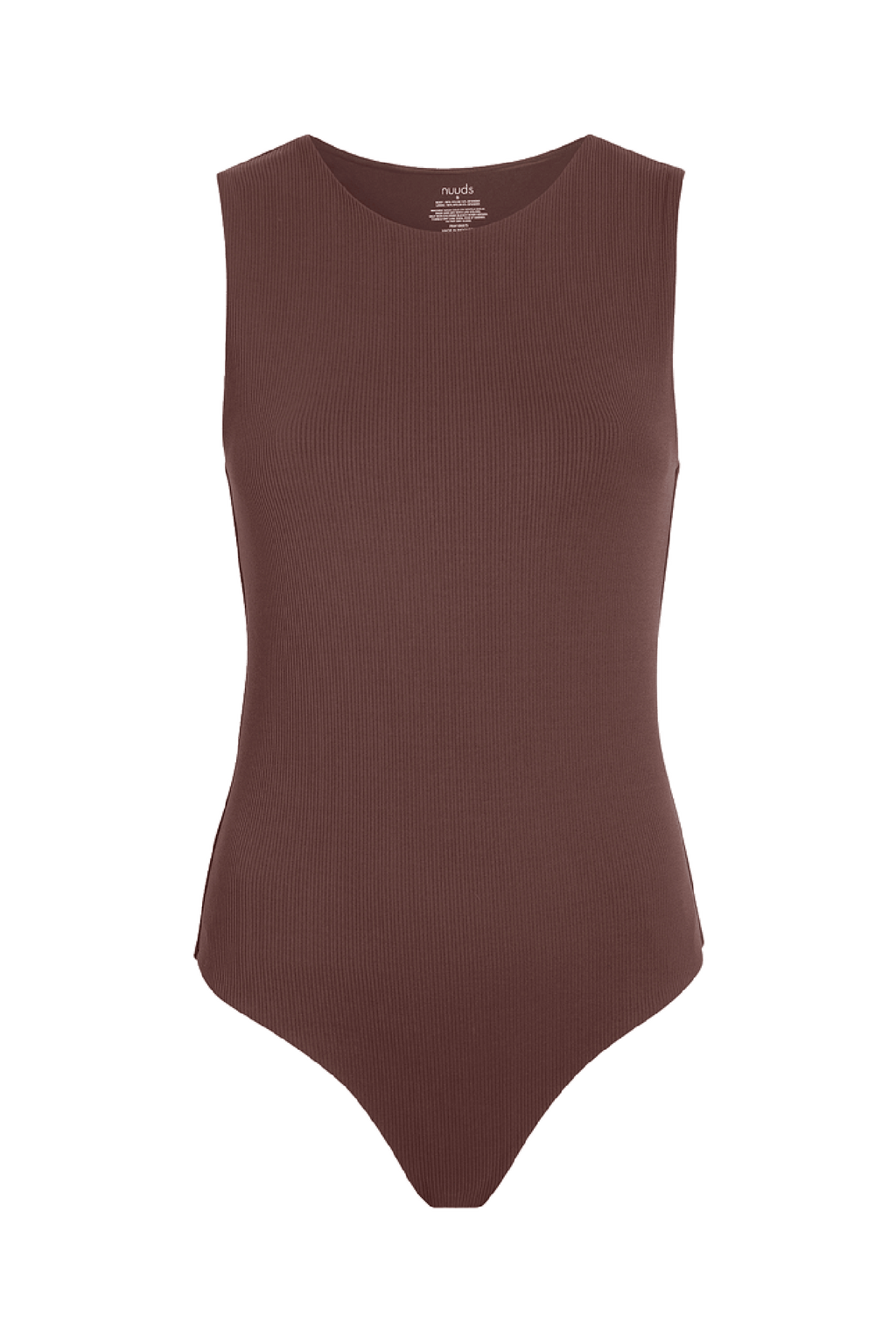Ribbed Crewneck Tank Bodysuit