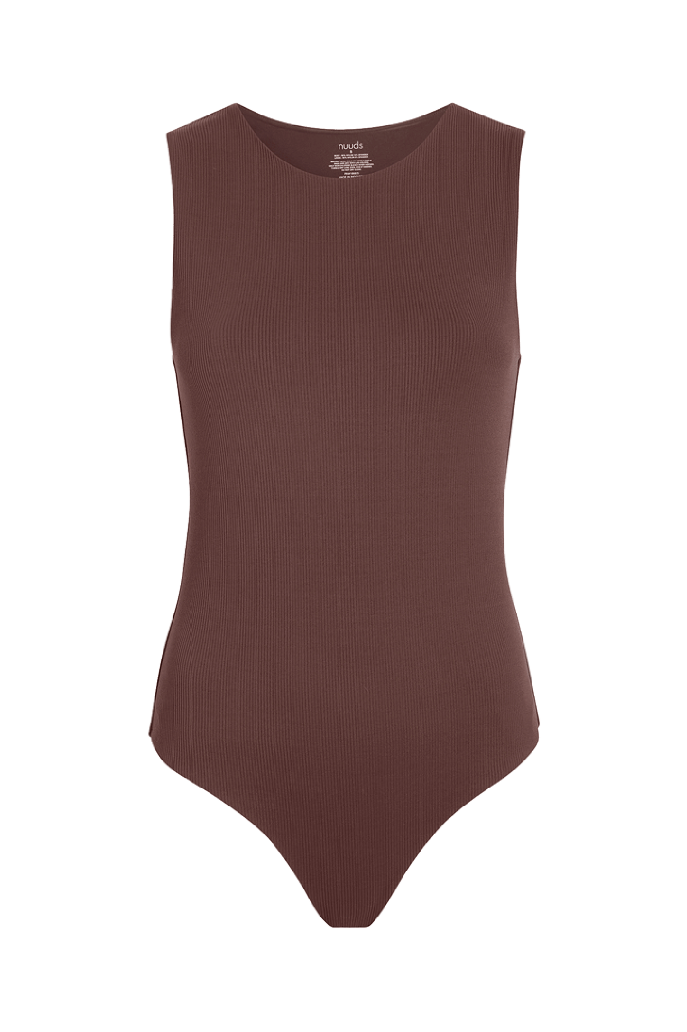 Ribbed Crewneck Tank Bodysuit