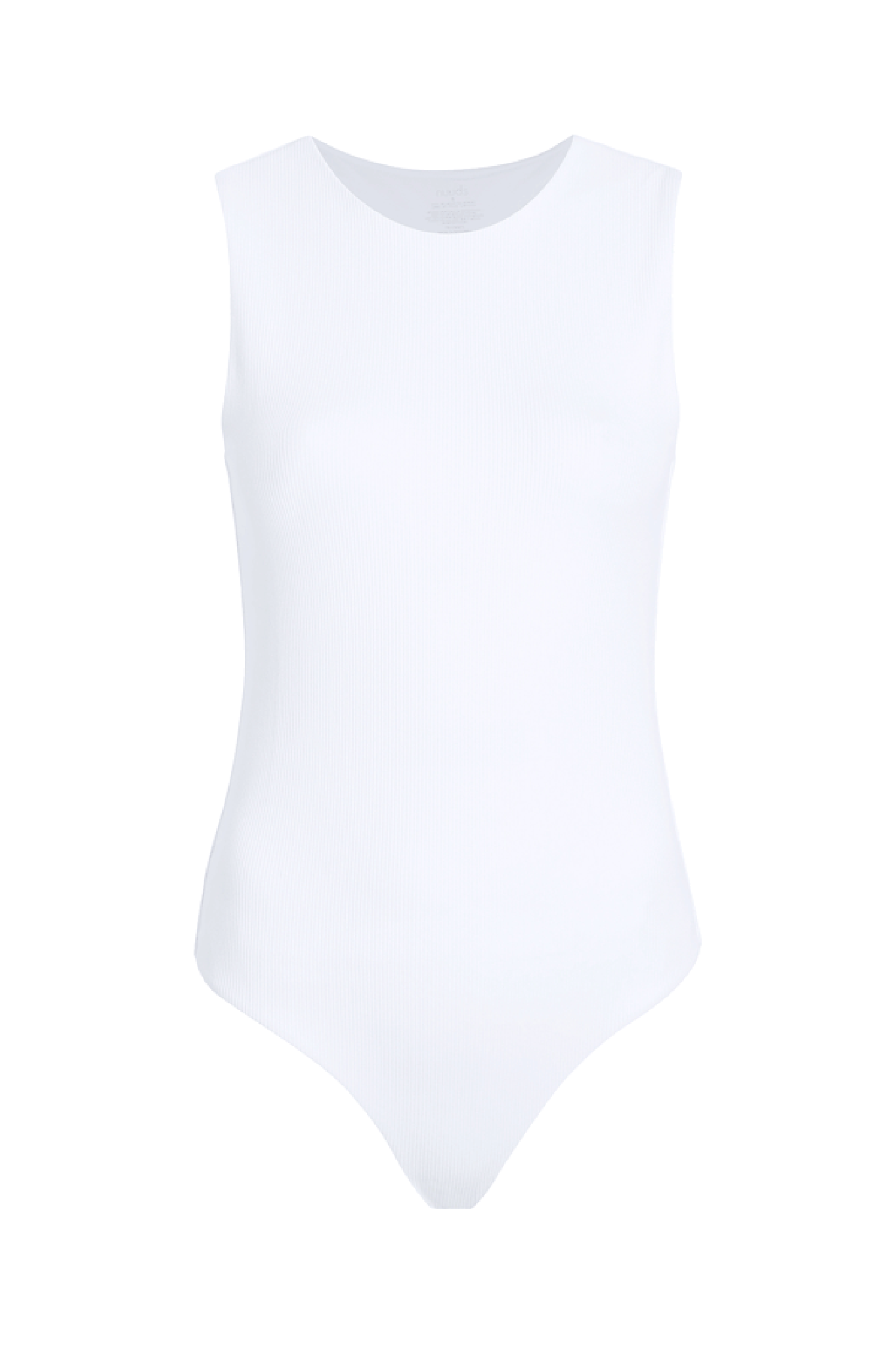 Ribbed Crewneck Tank Bodysuit