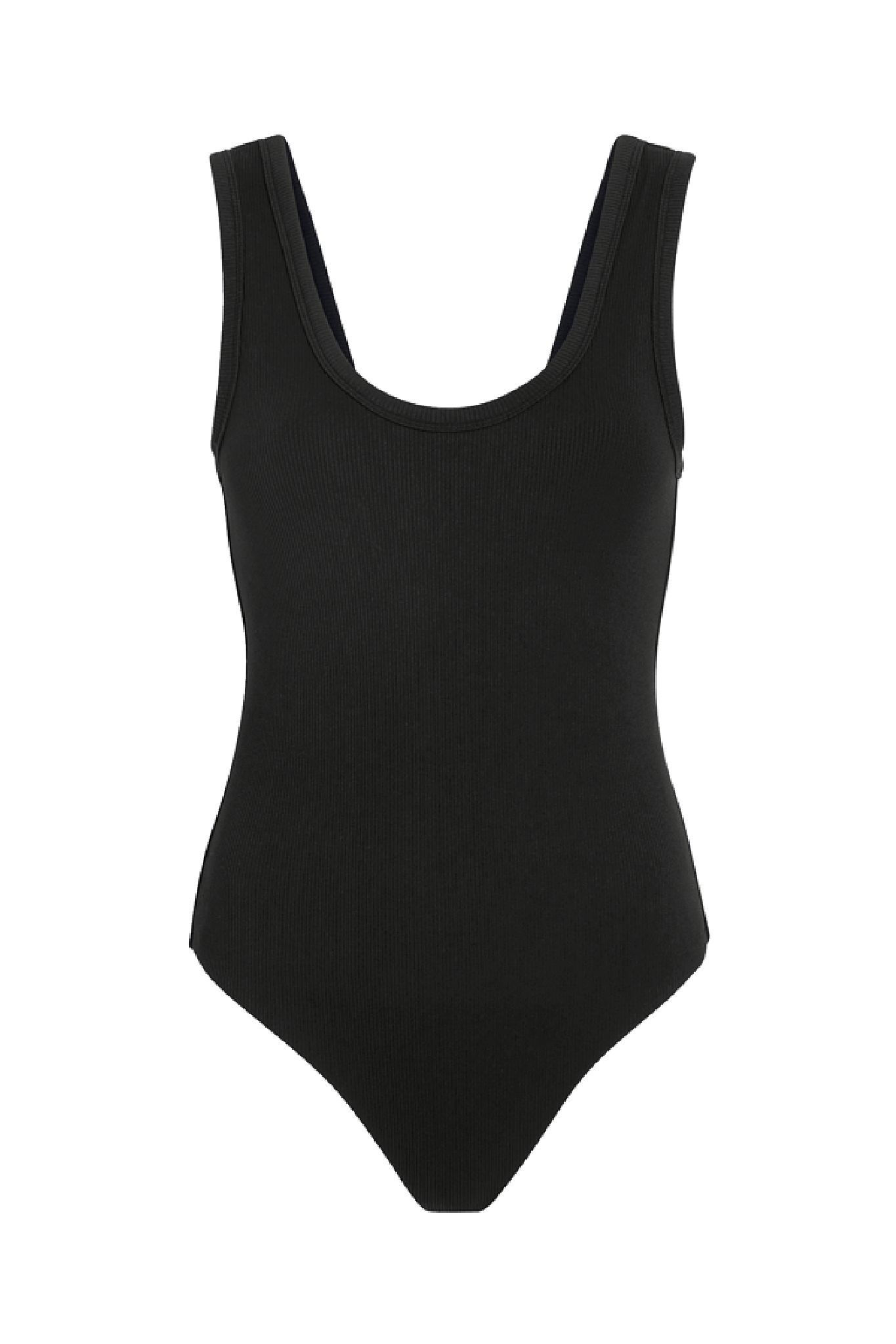 Ribbed Scoop Tank Bodysuit