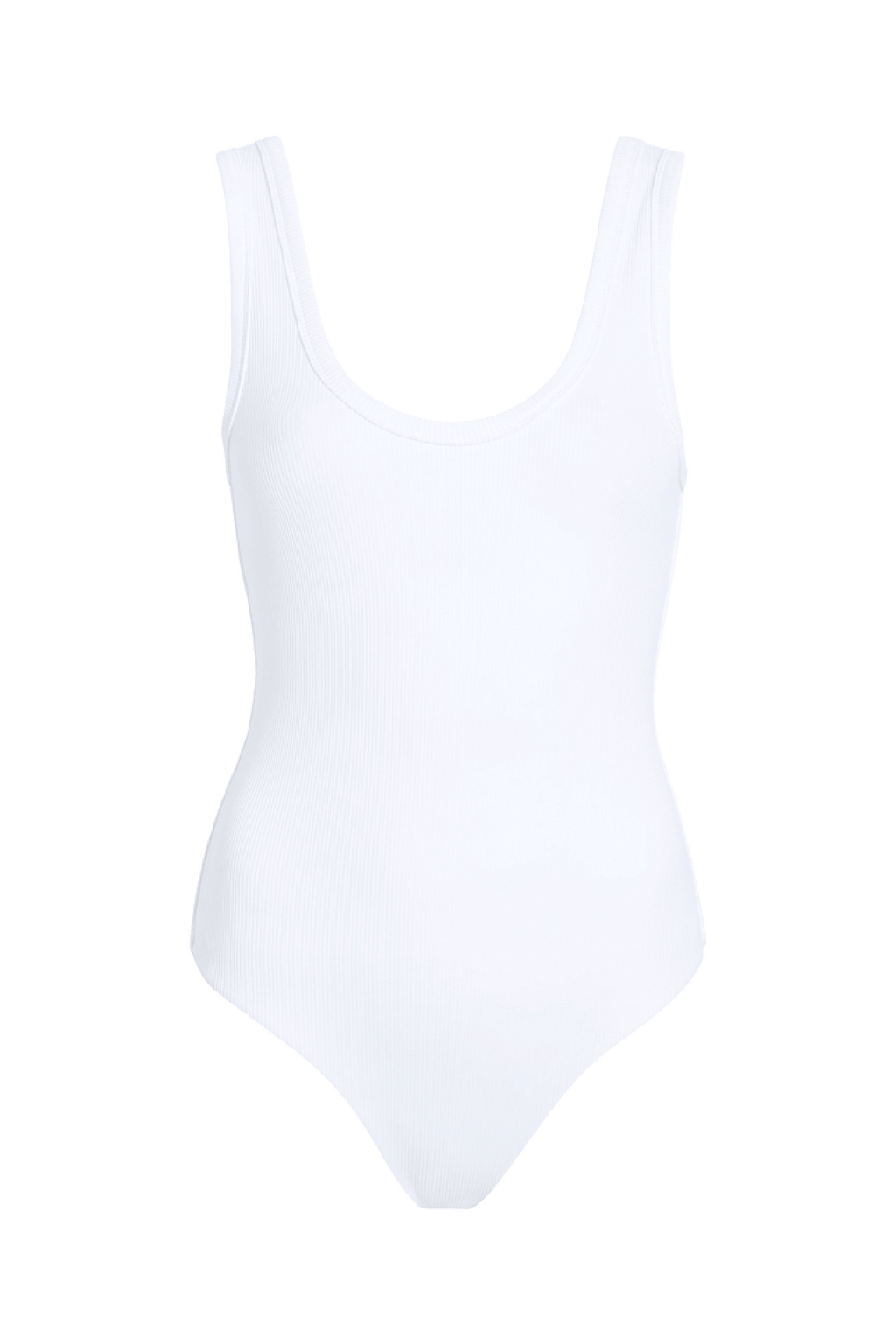 Ribbed Scoop Tank Bodysuit
