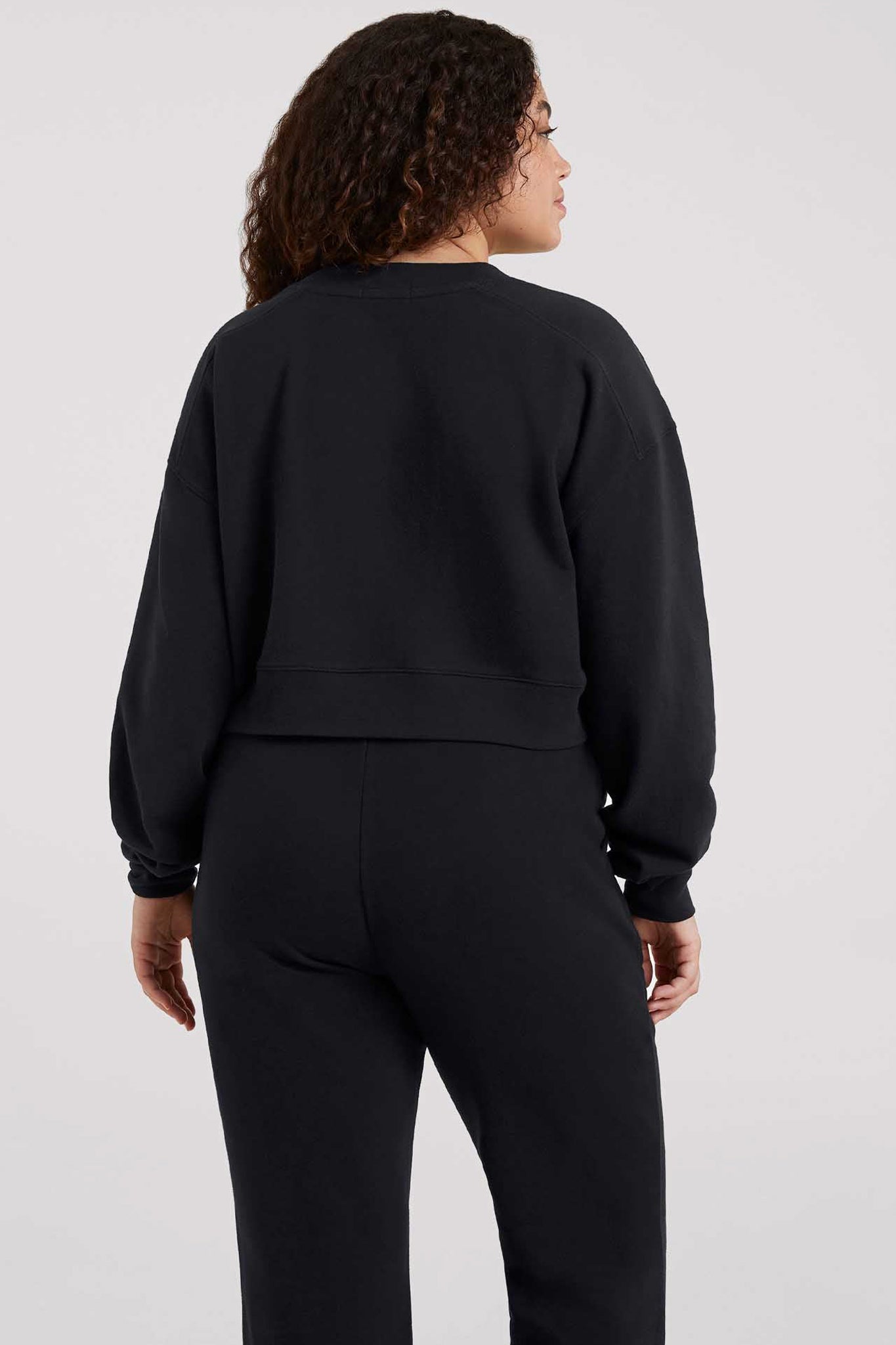 Cropped Crewneck Sweatshirt