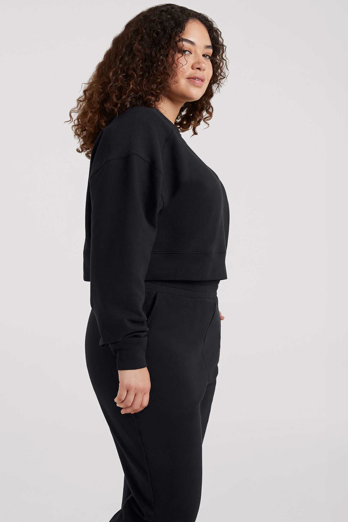 Cropped Crewneck Sweatshirt
