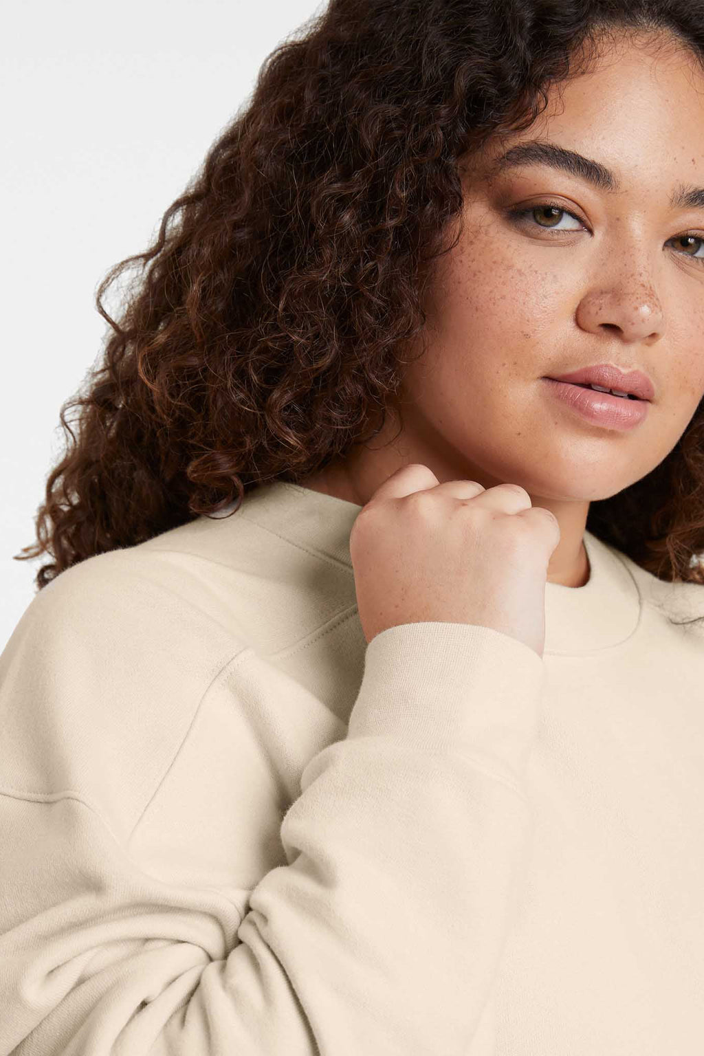 Cropped Crewneck Sweatshirt