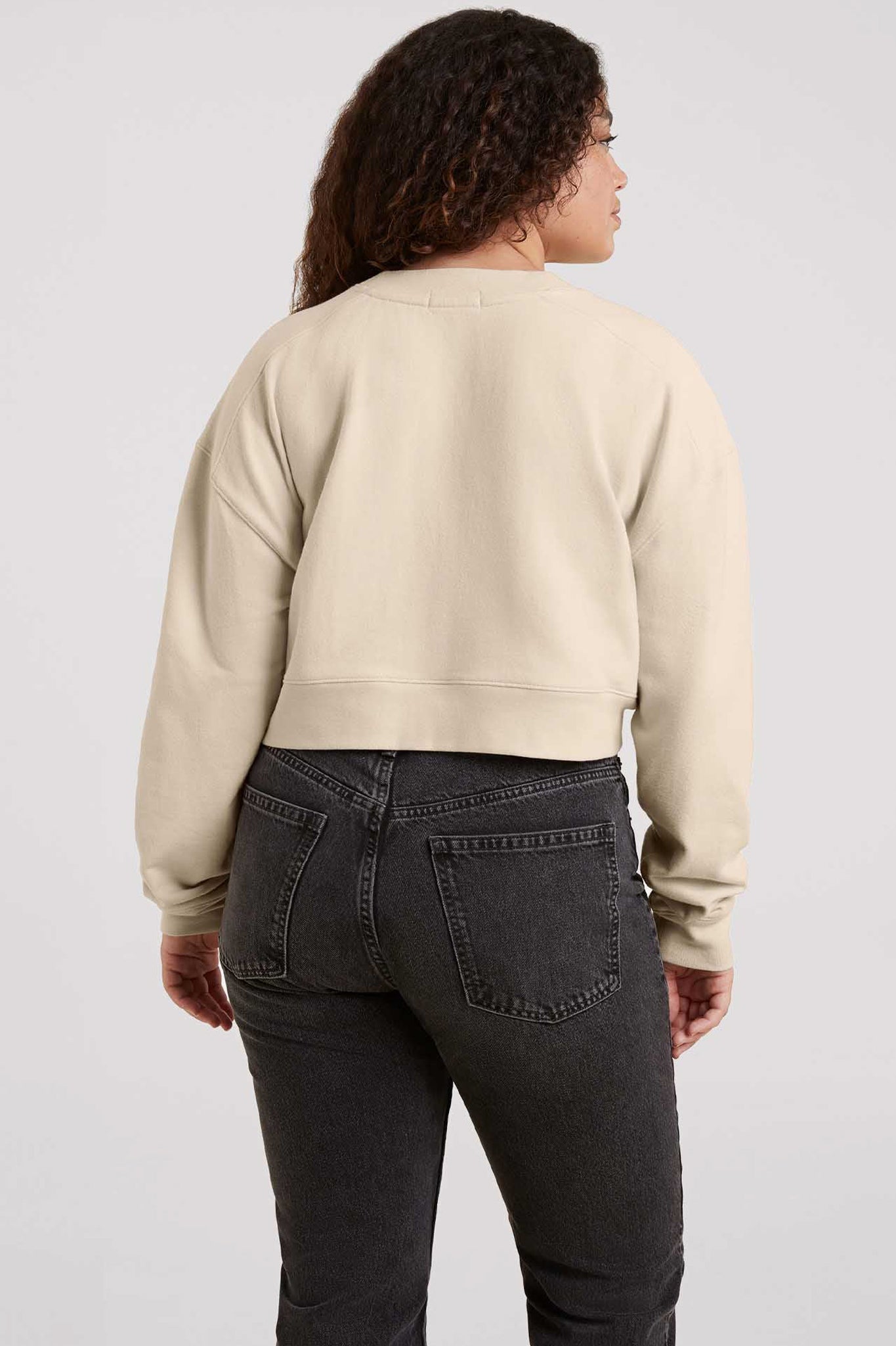 Cropped Crewneck Sweatshirt