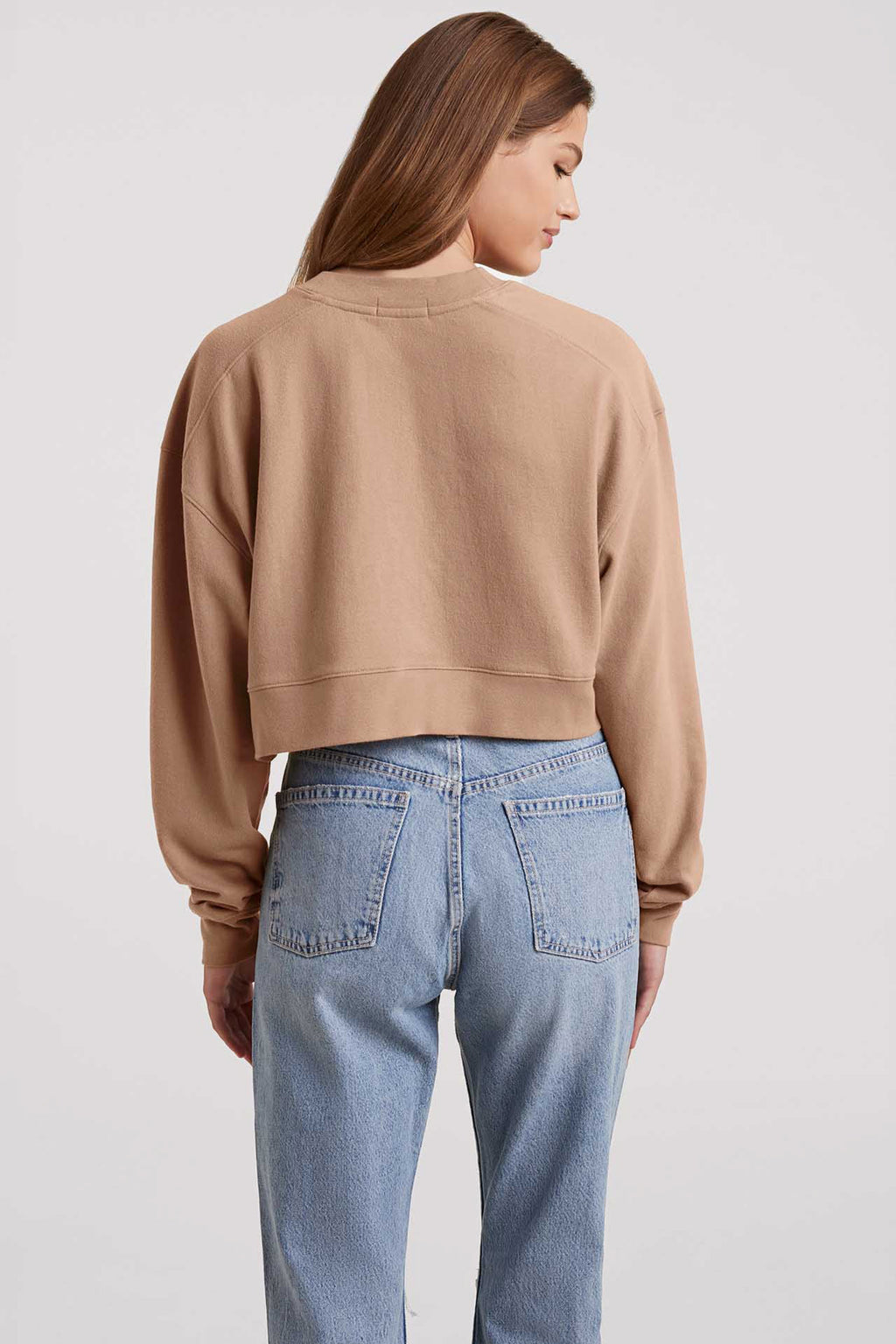 Cropped Crewneck Sweatshirt