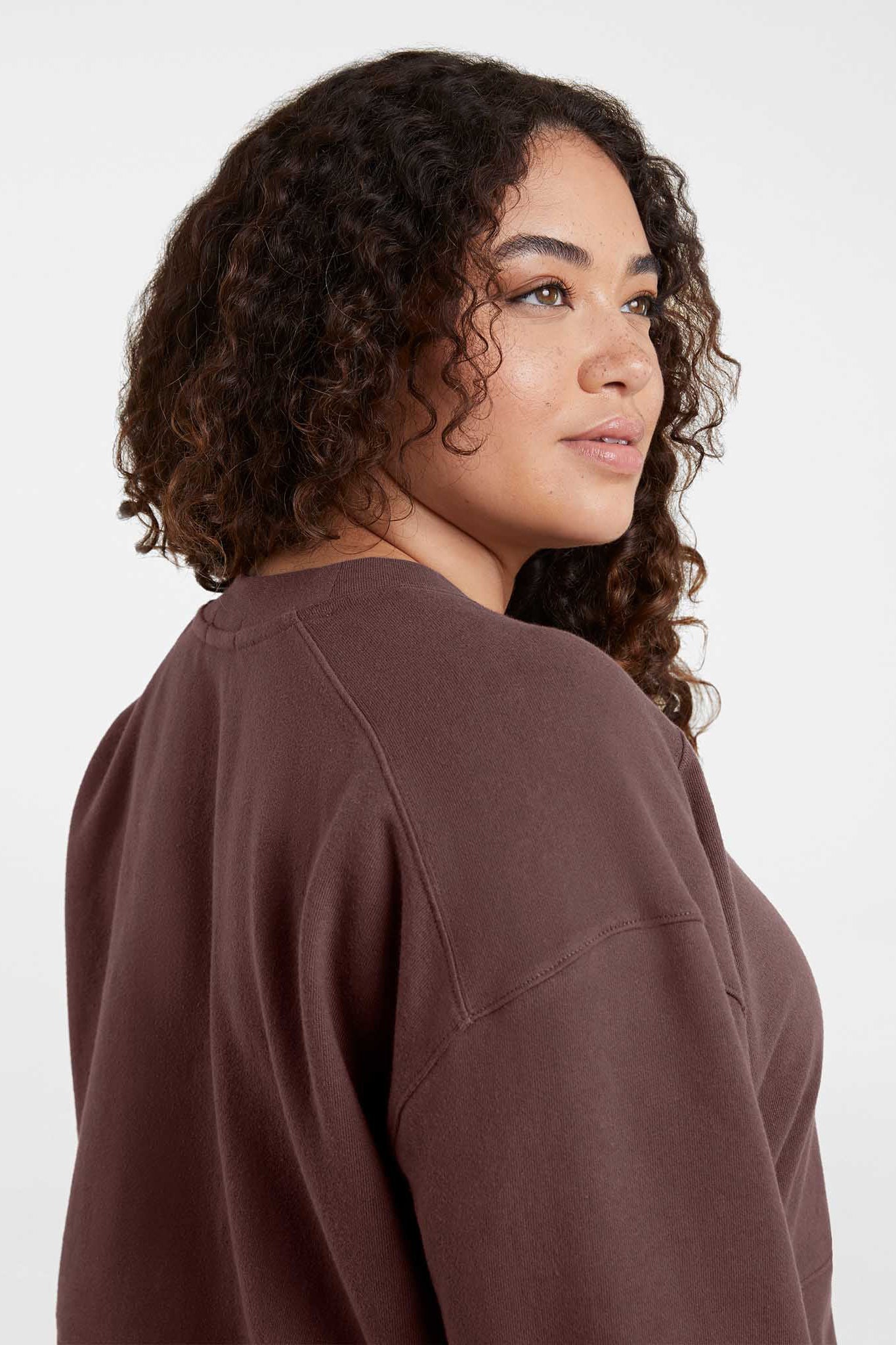 Cropped Crewneck Sweatshirt