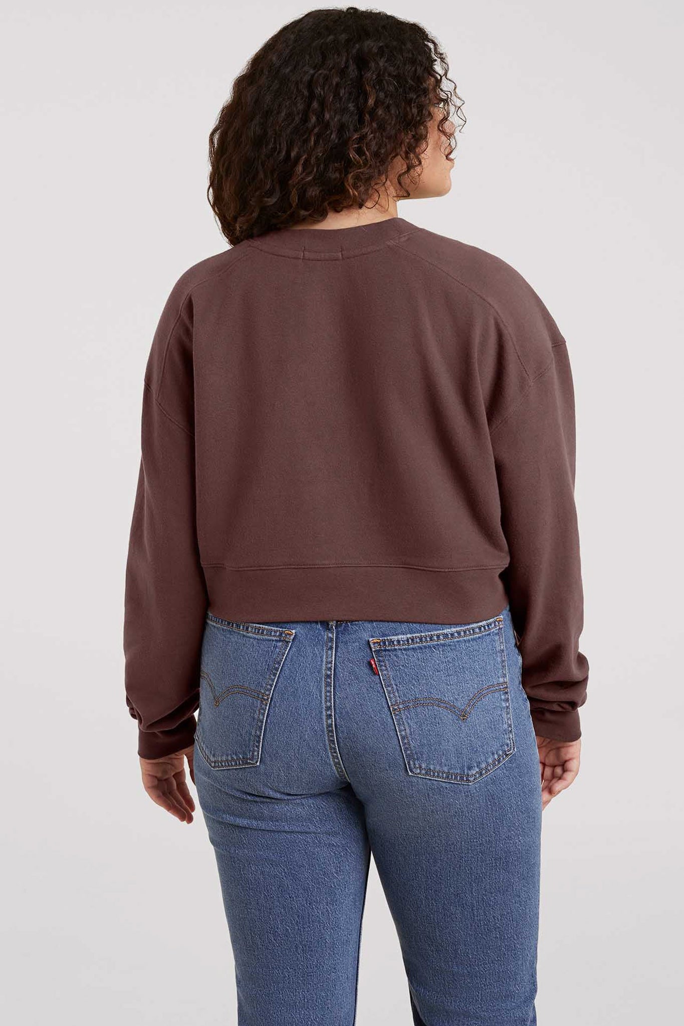 Cropped Crewneck Sweatshirt