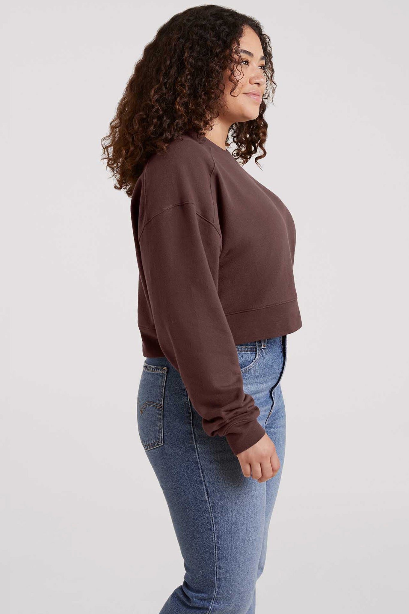 Cropped Crewneck Sweatshirt