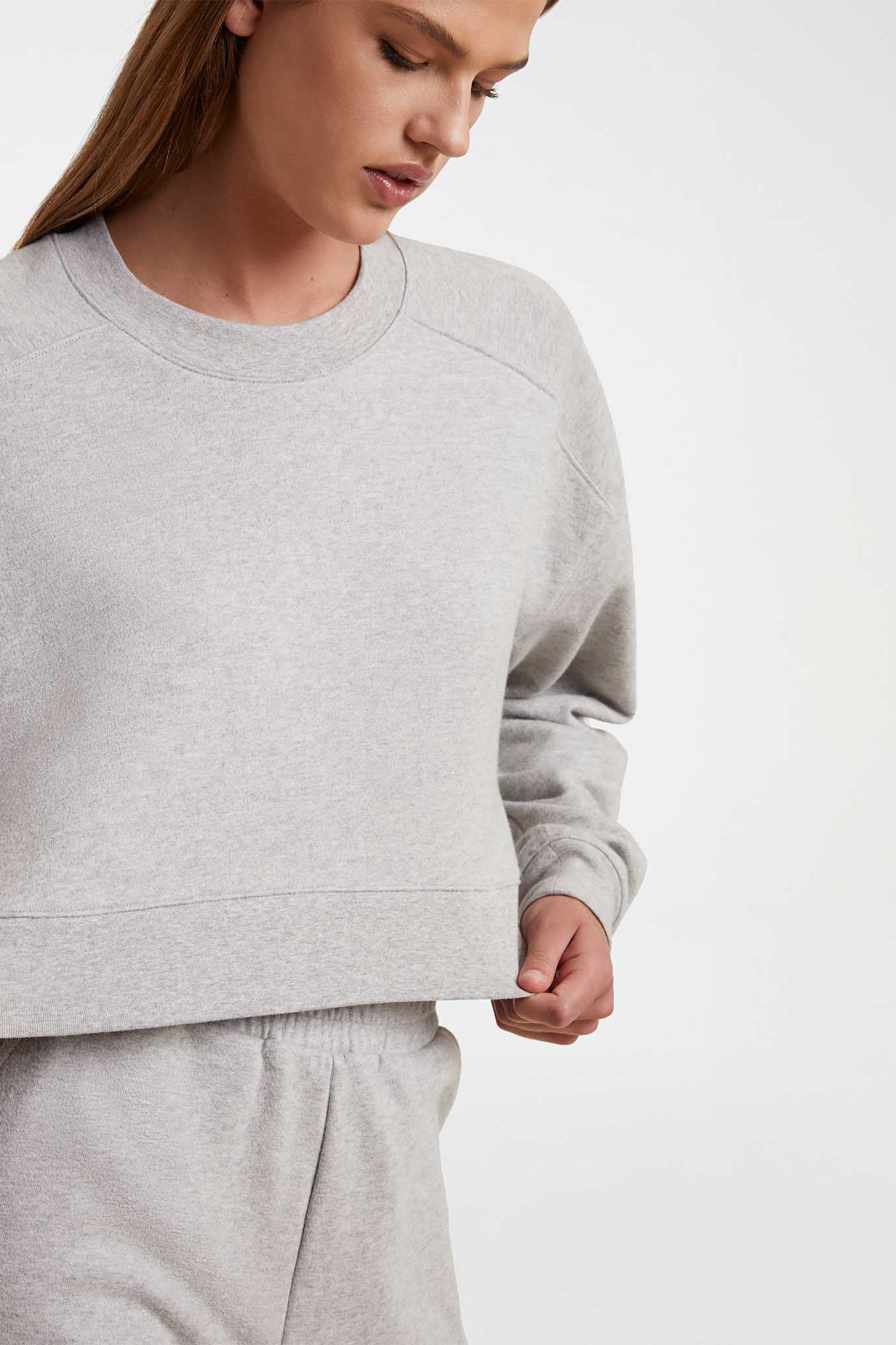Cropped Crewneck Sweatshirt