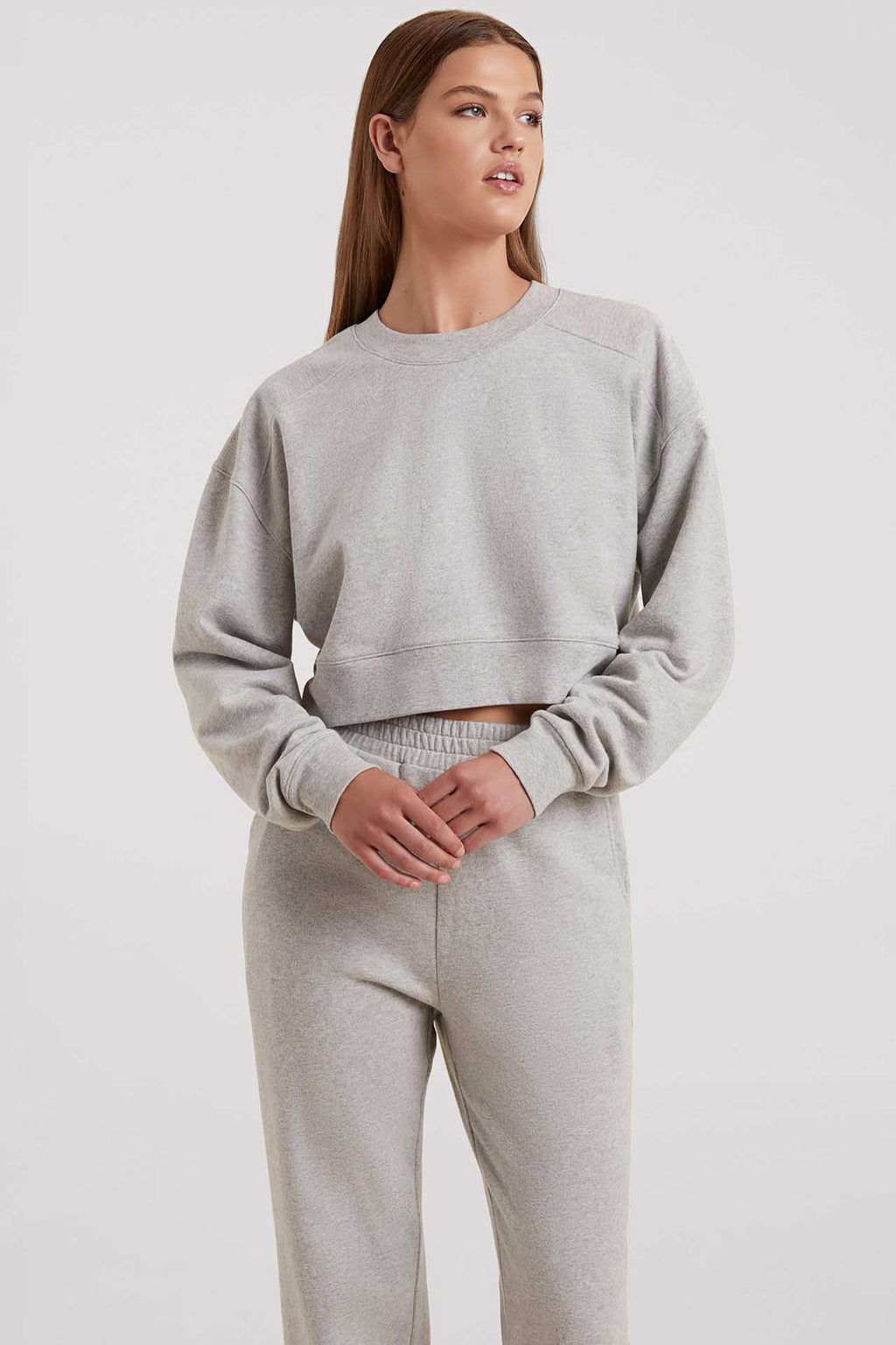 Cropped Crewneck Sweatshirt