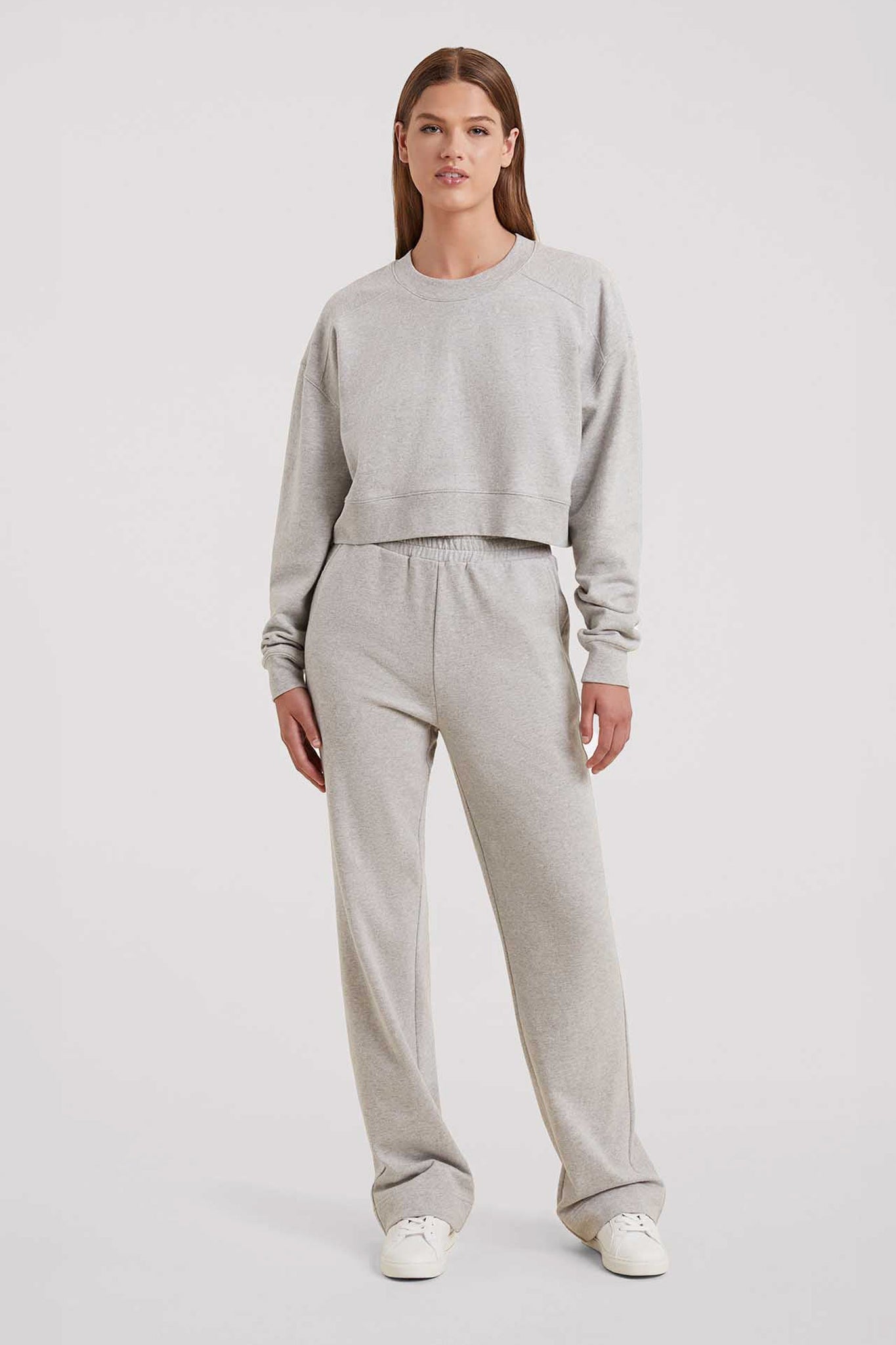 Cropped Crewneck Sweatshirt
