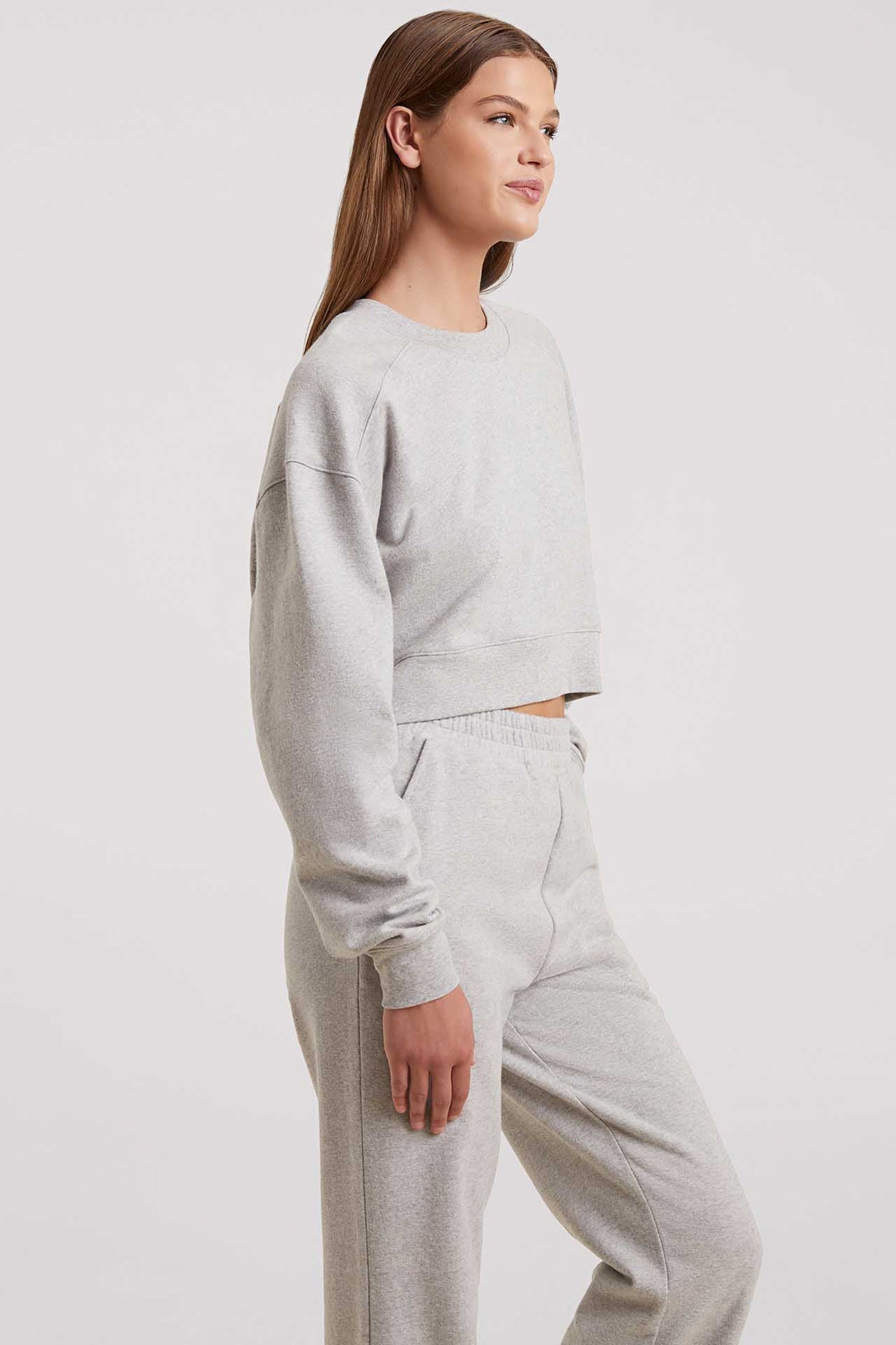 Cropped Crewneck Sweatshirt