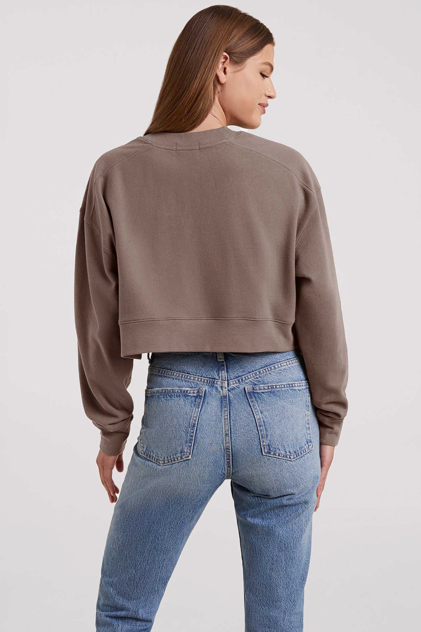 Cropped Crewneck Sweatshirt