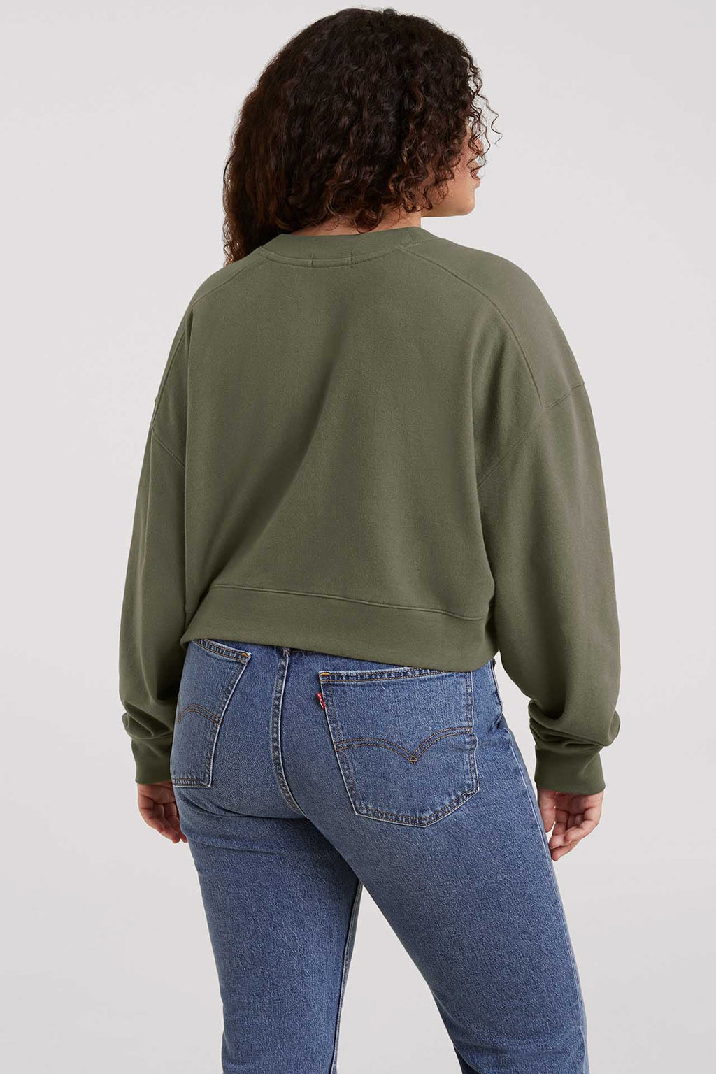 Cropped Crewneck Sweatshirt