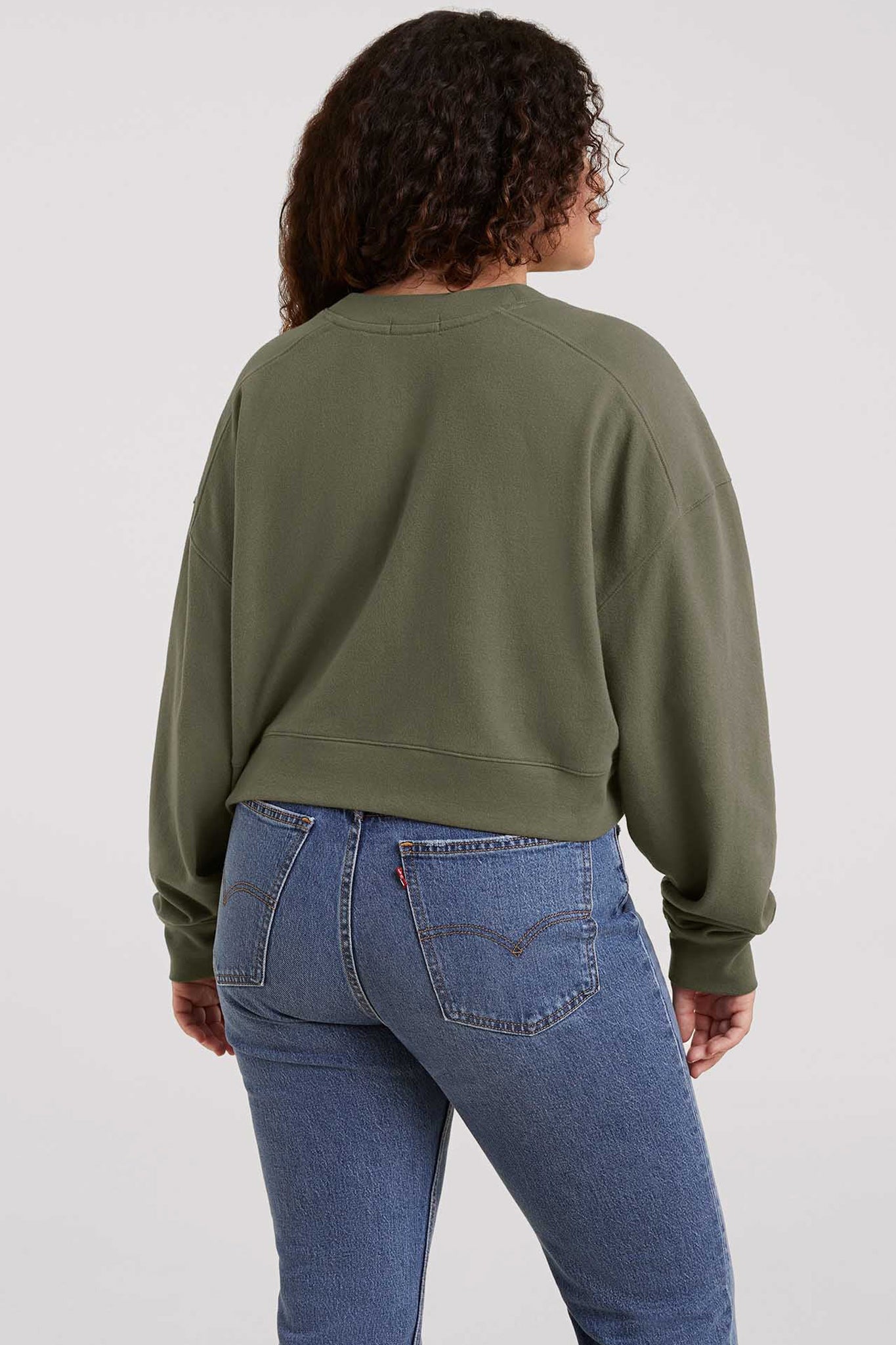 Cropped Crewneck Sweatshirt