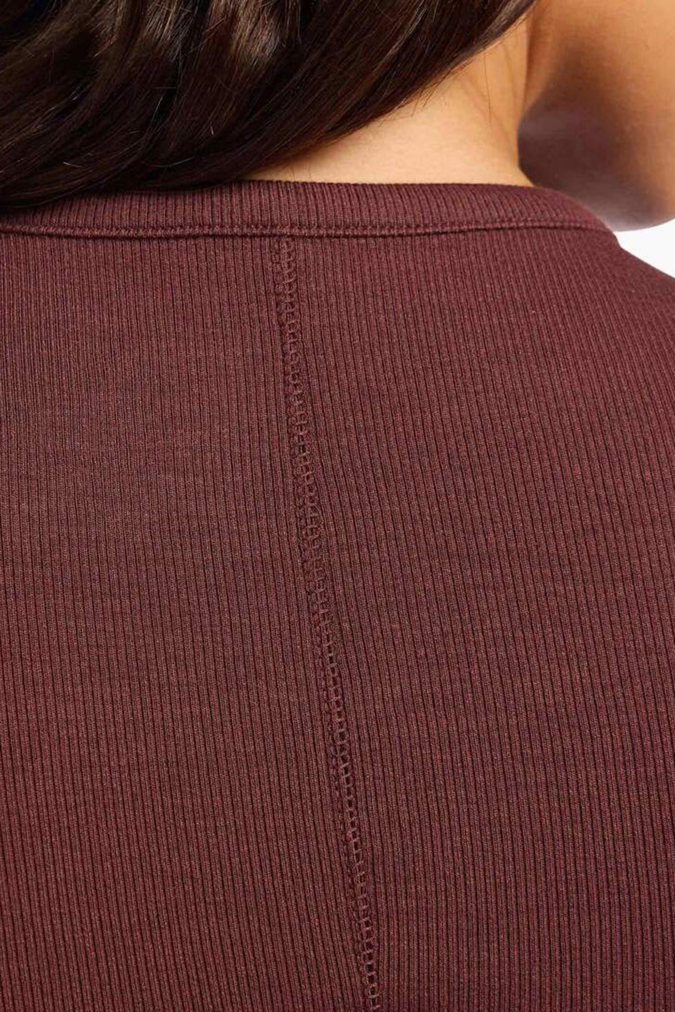 Slinky Rib Long Sleeve Shirt