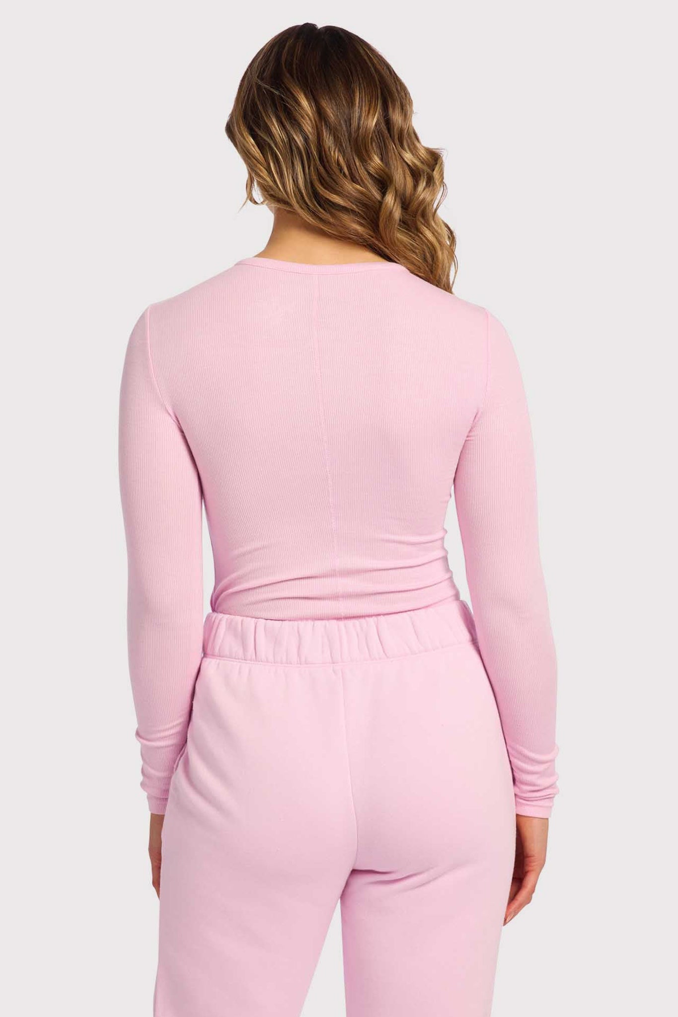 Slinky Rib Long Sleeve Shirt