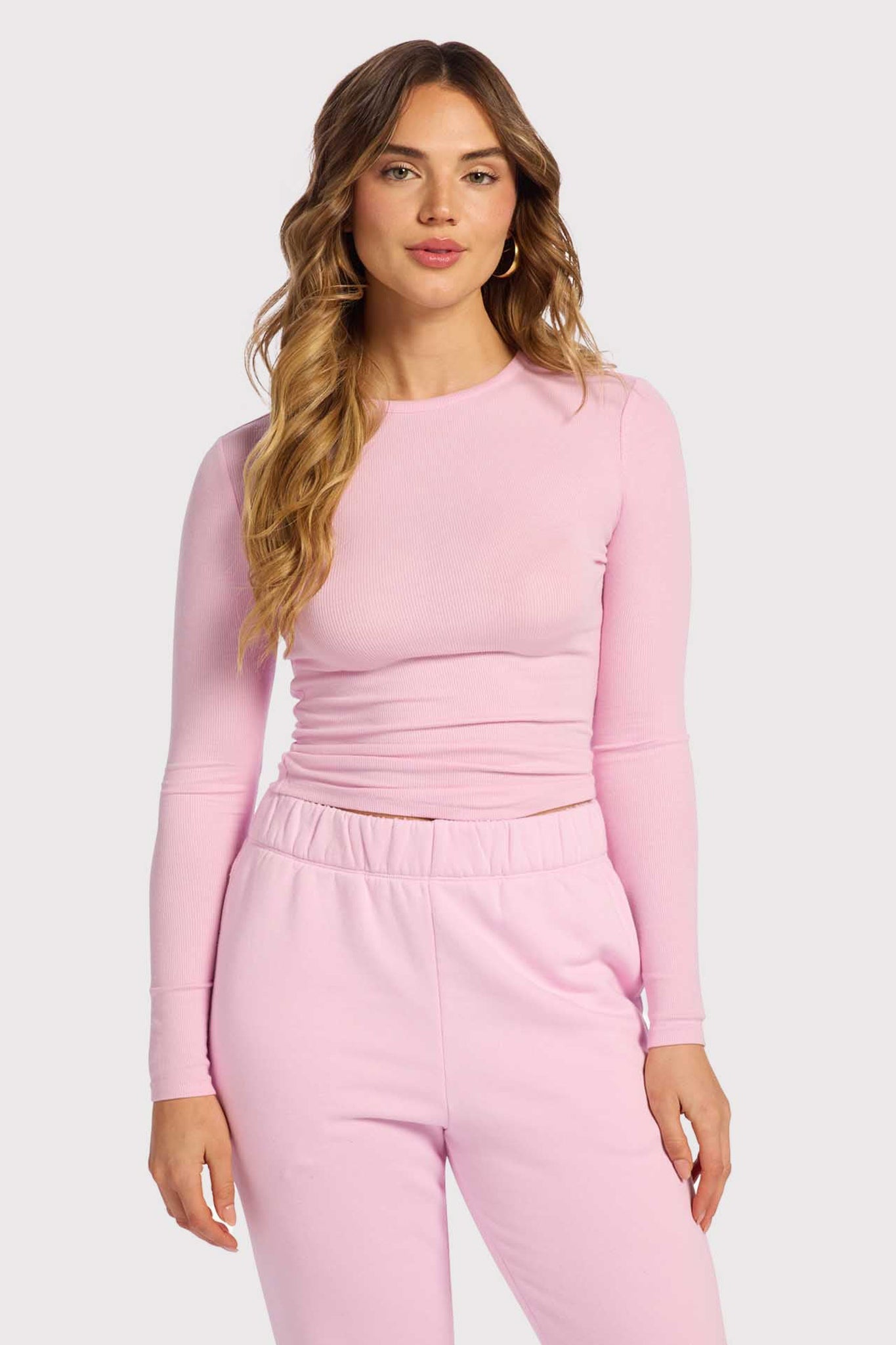 Slinky Rib Long Sleeve Shirt