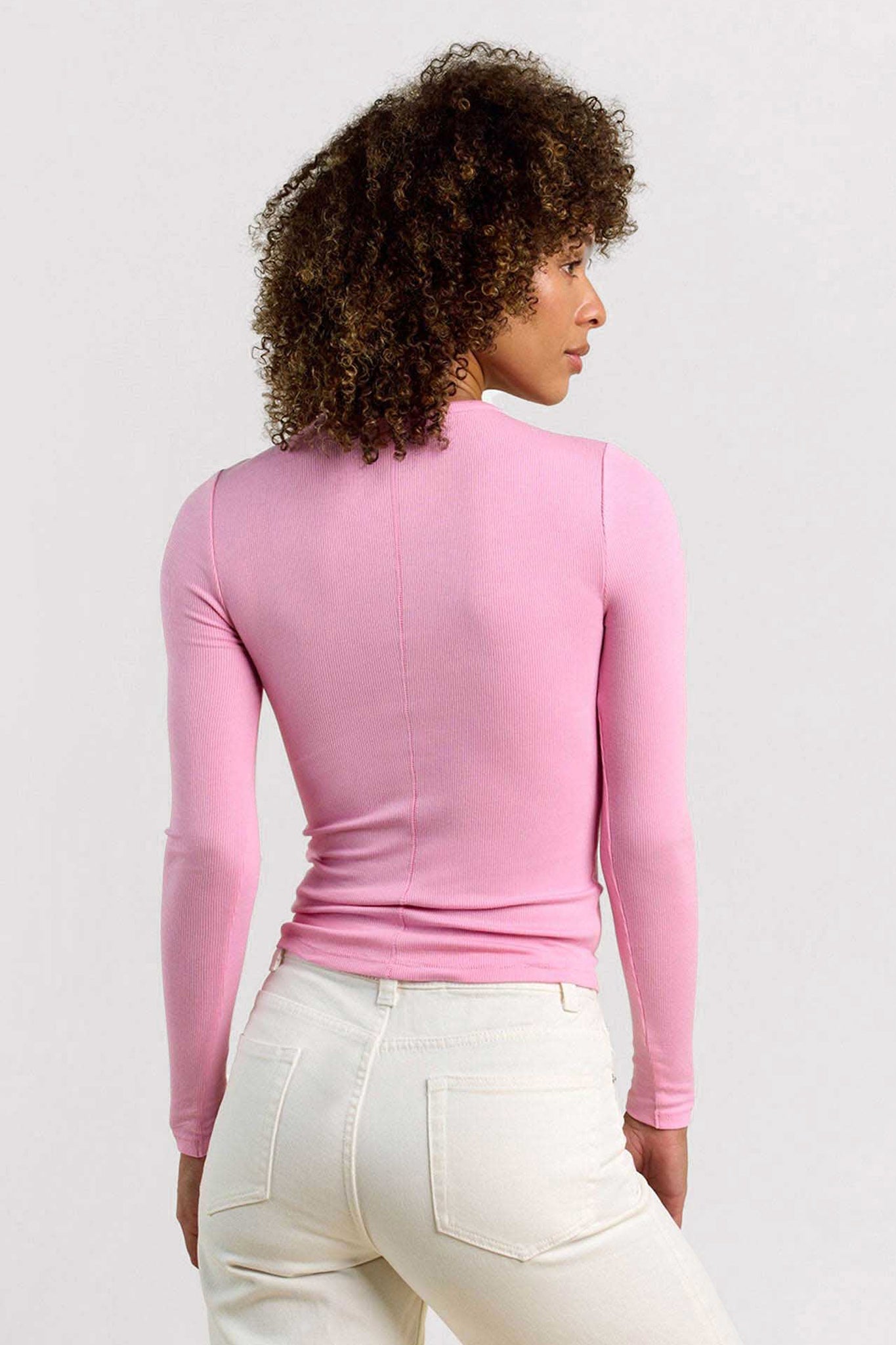 Slinky Rib Long Sleeve Shirt