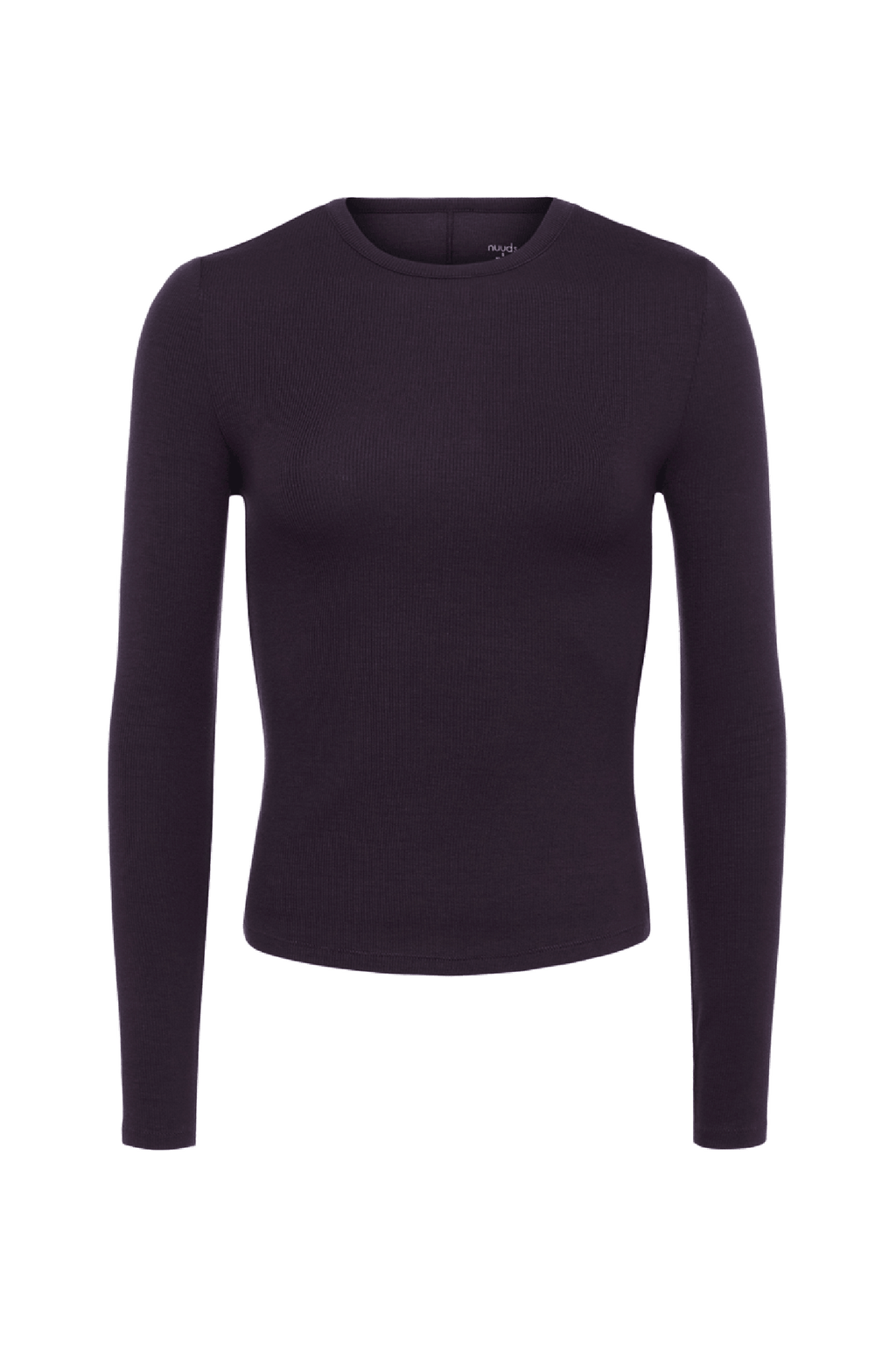 nuuds women’s long sleeve shirts fitted modal top - soft modal women’s long sleeve tops