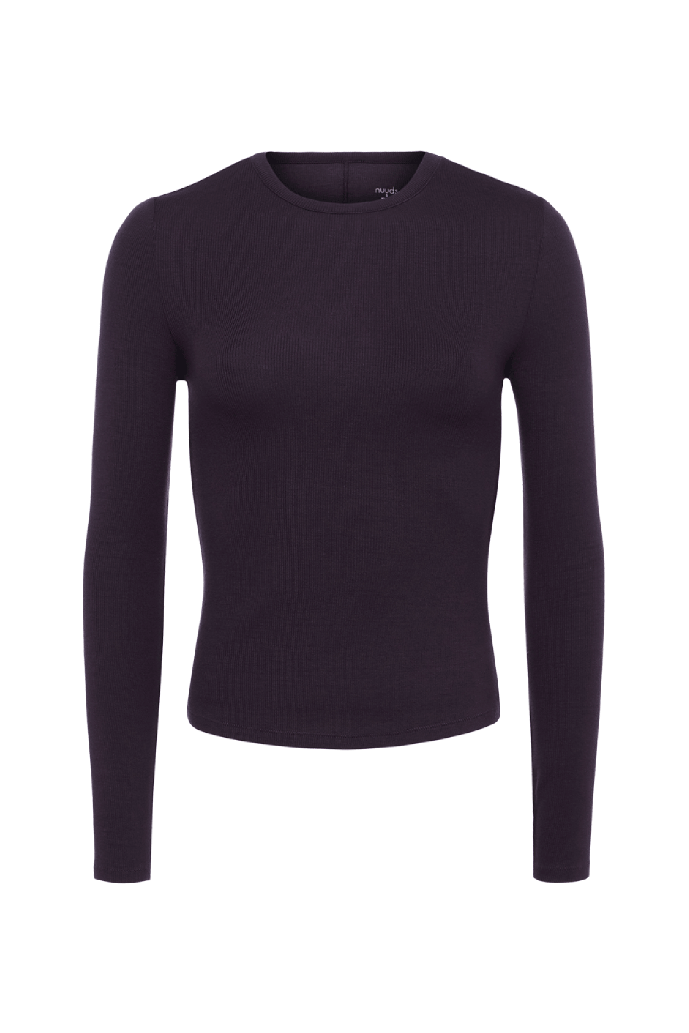 nuuds women’s long sleeve shirts fitted modal top - soft modal women’s long sleeve tops