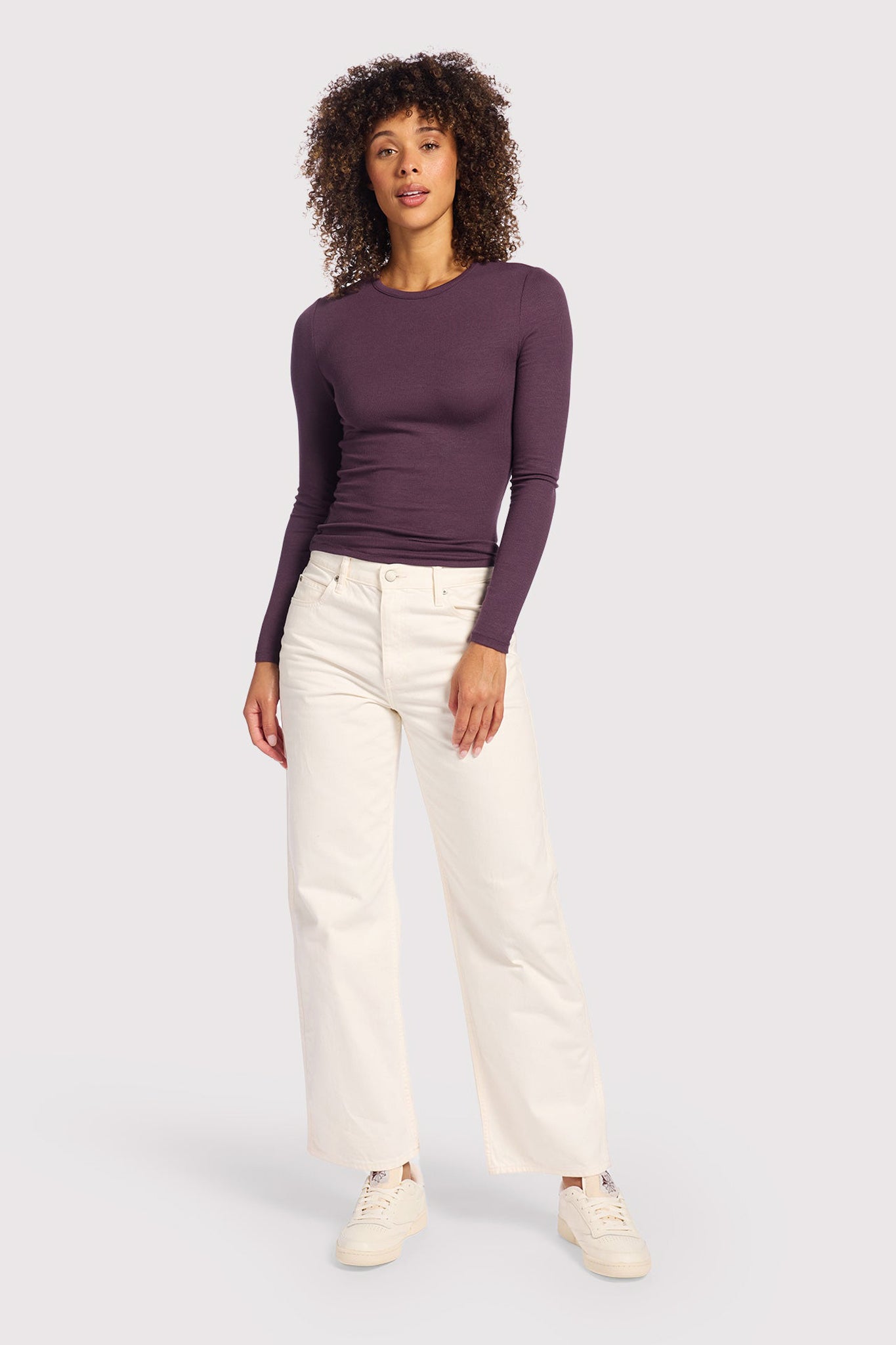 Slinky Rib Long Sleeve Shirt