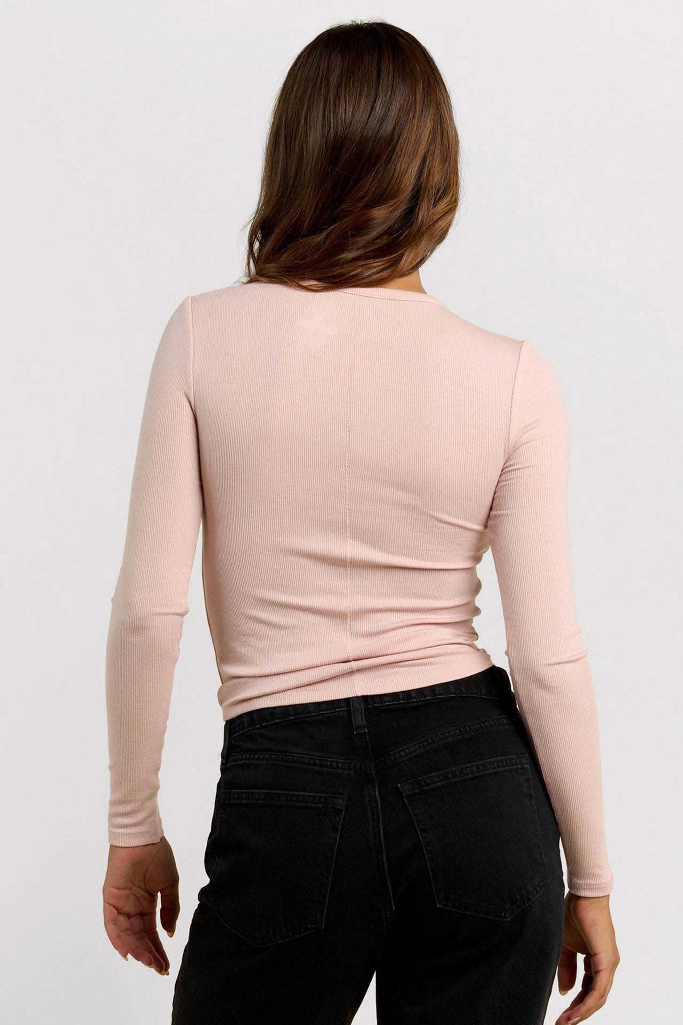 Slinky Rib Long Sleeve Shirt