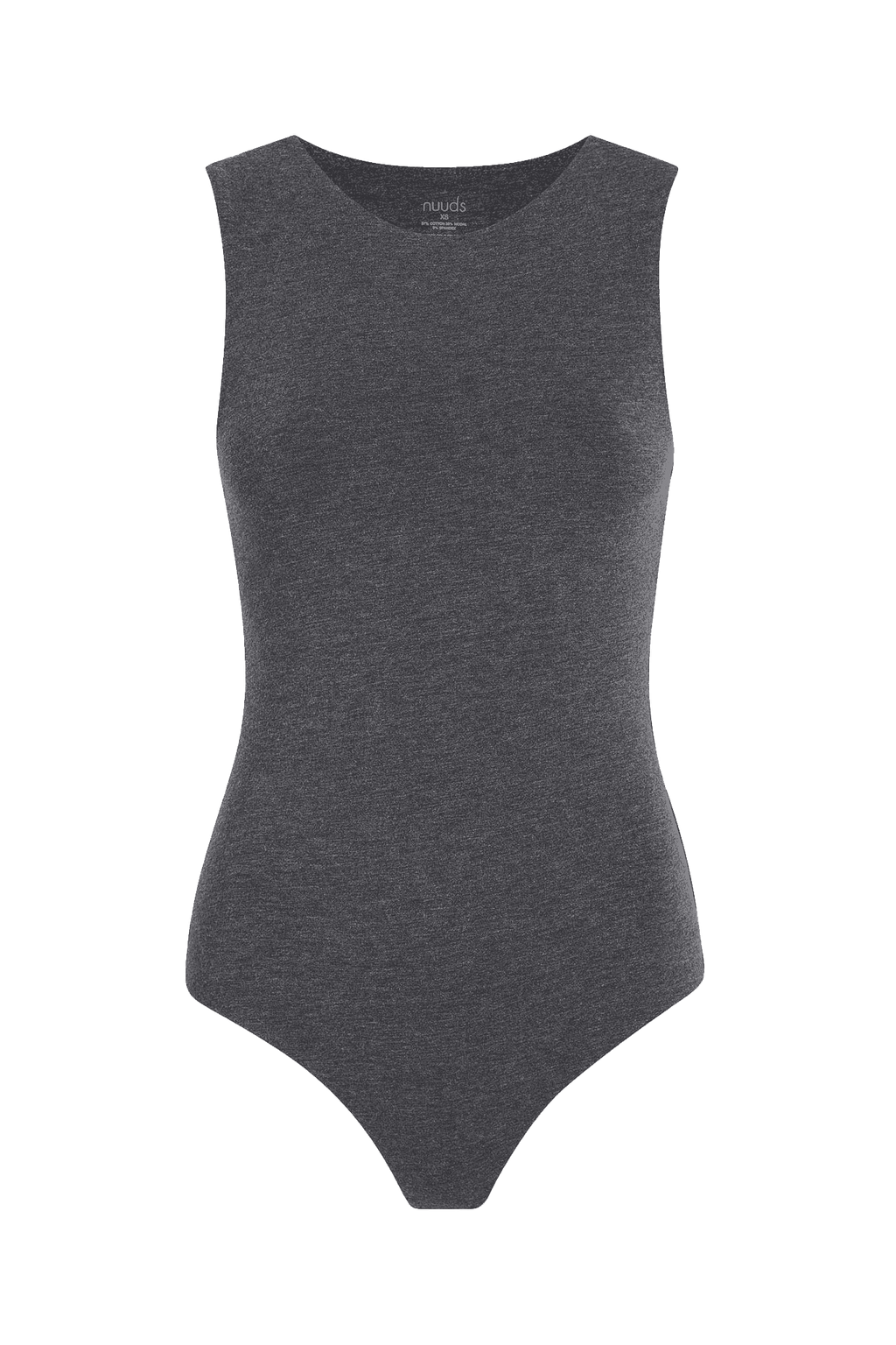 Cotton Stretch Classic Crewneck Tank Bodysuit