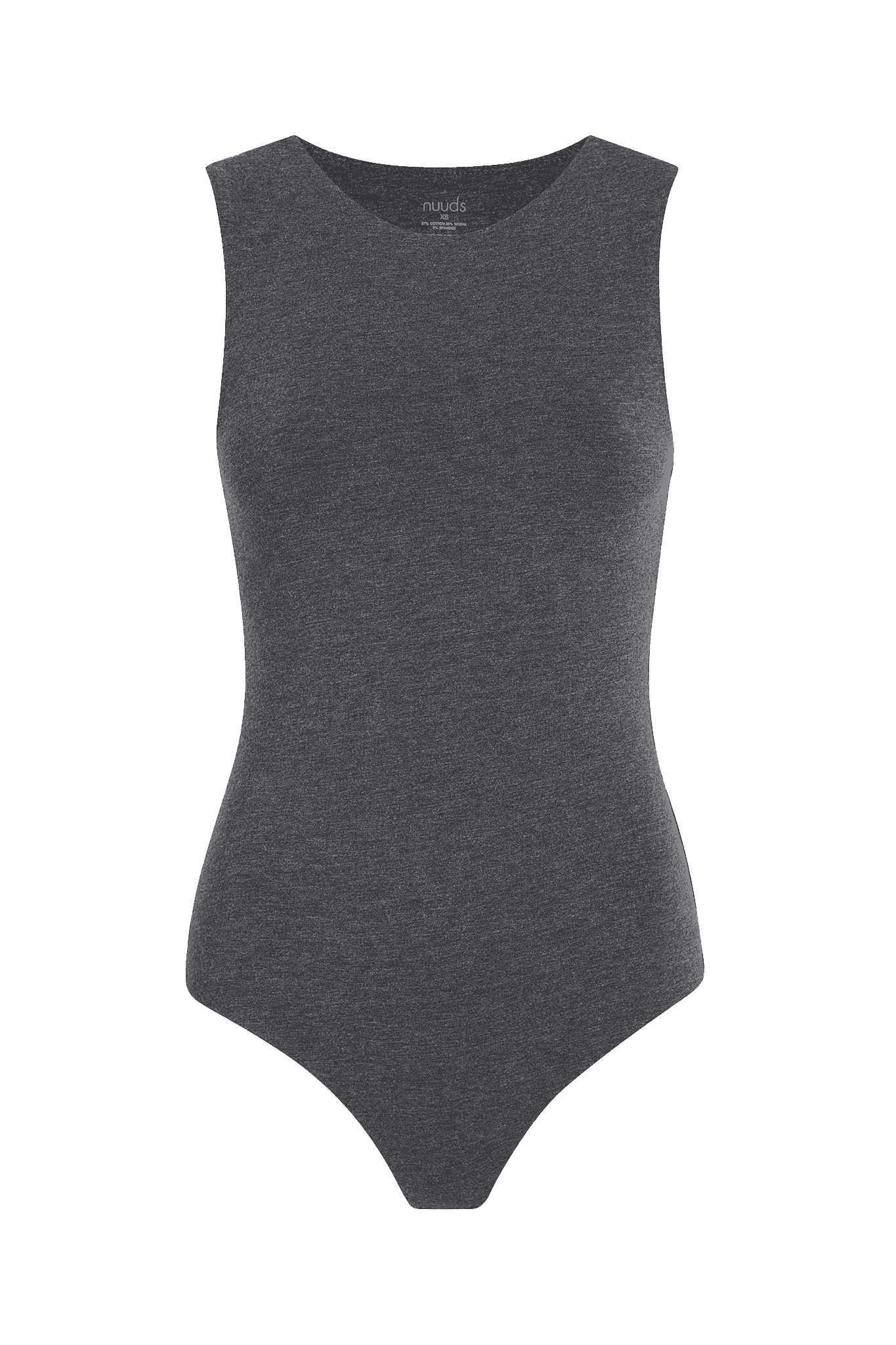 Cotton Stretch Classic Crewneck Tank Bodysuit