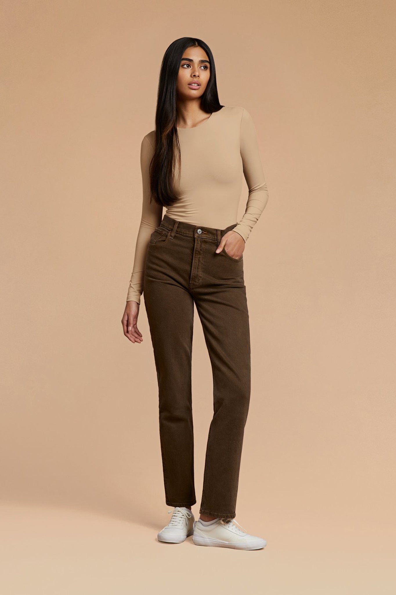 Women's Seamless Long Sleeve Shirt | Oat