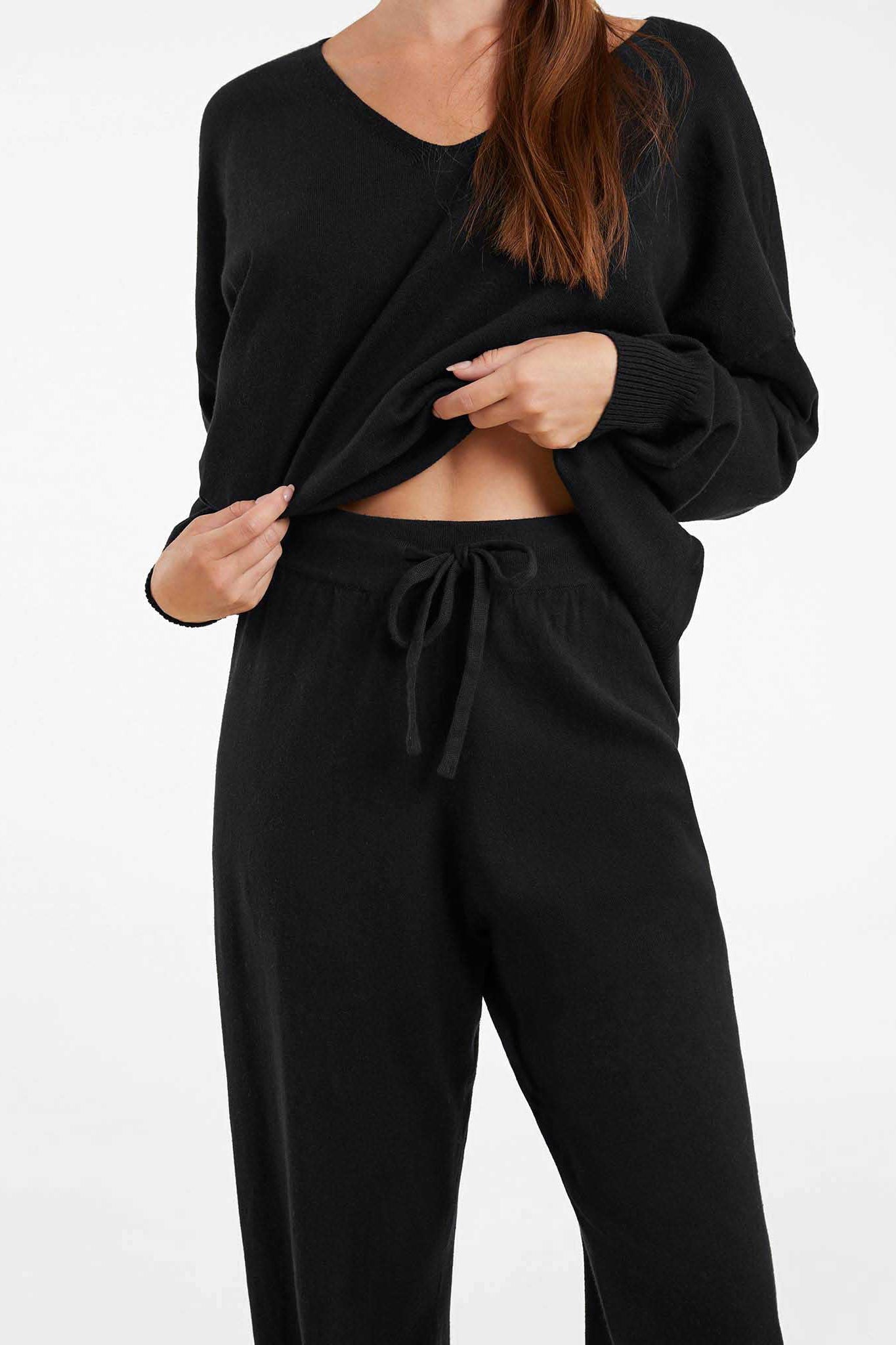 Luxe Knit Wide Leg Pant