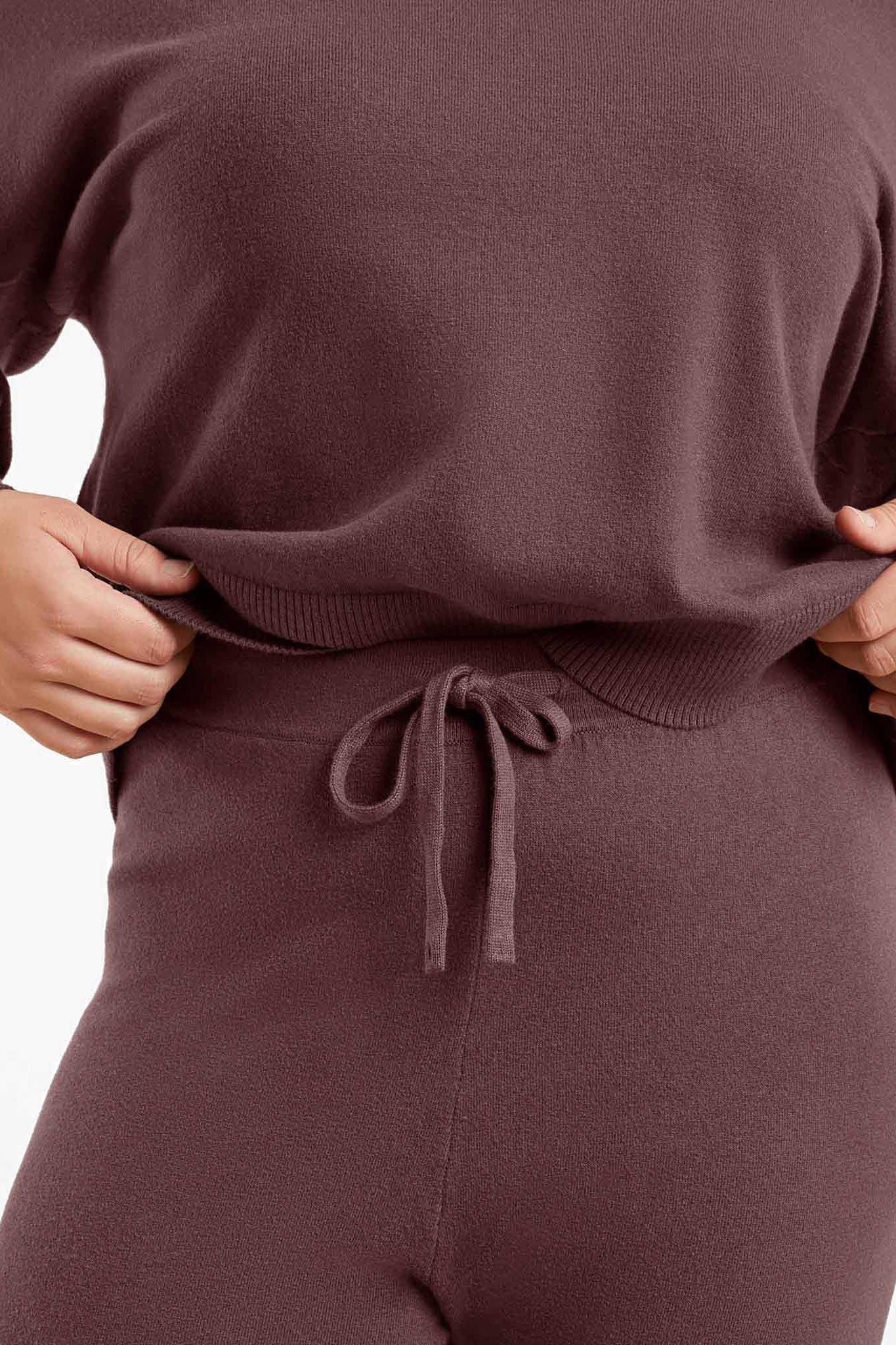 Luxe Knit Wide Leg Pant