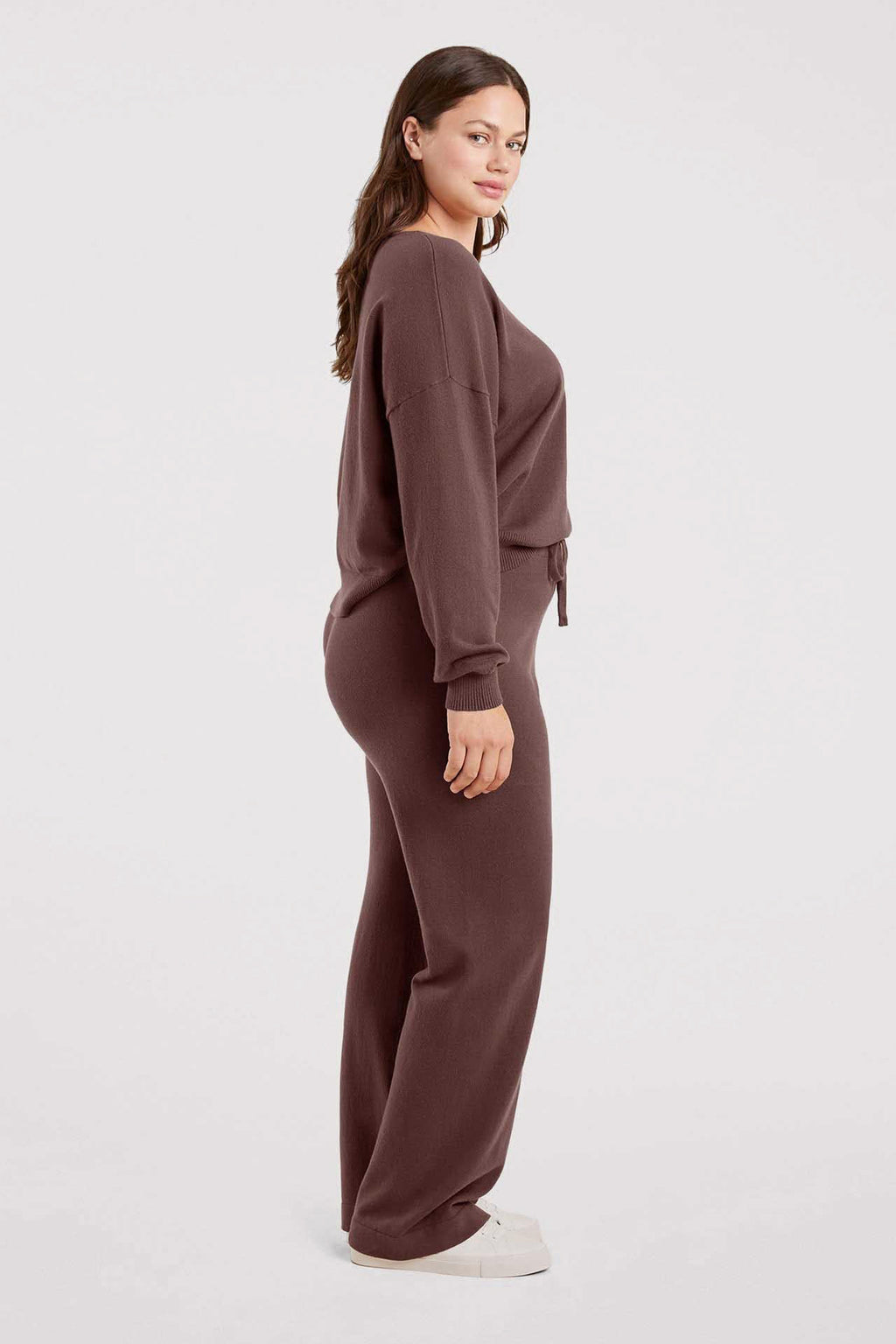 Luxe Knit Wide Leg Pant