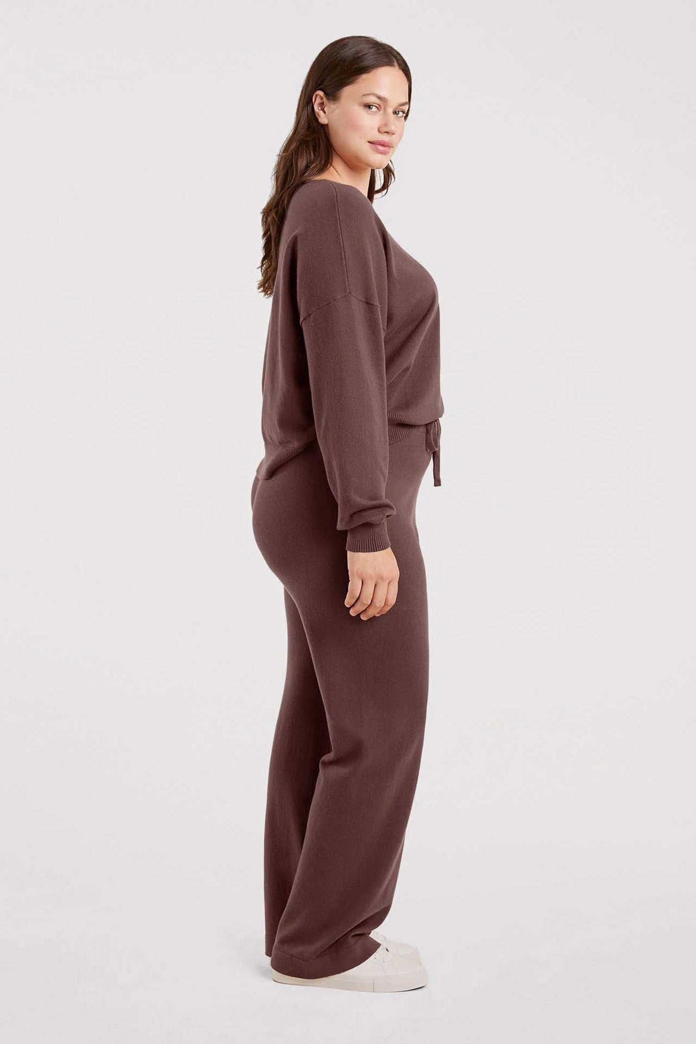Luxe Knit Wide Leg Pant