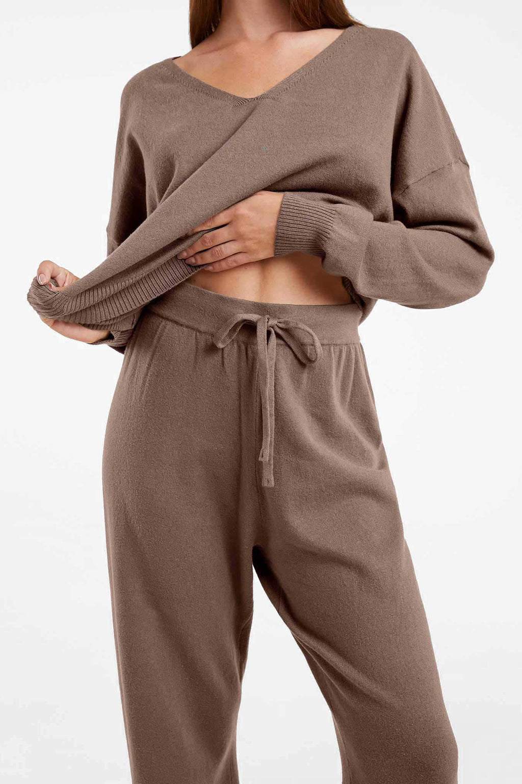 Luxe Knit Wide Leg Pant