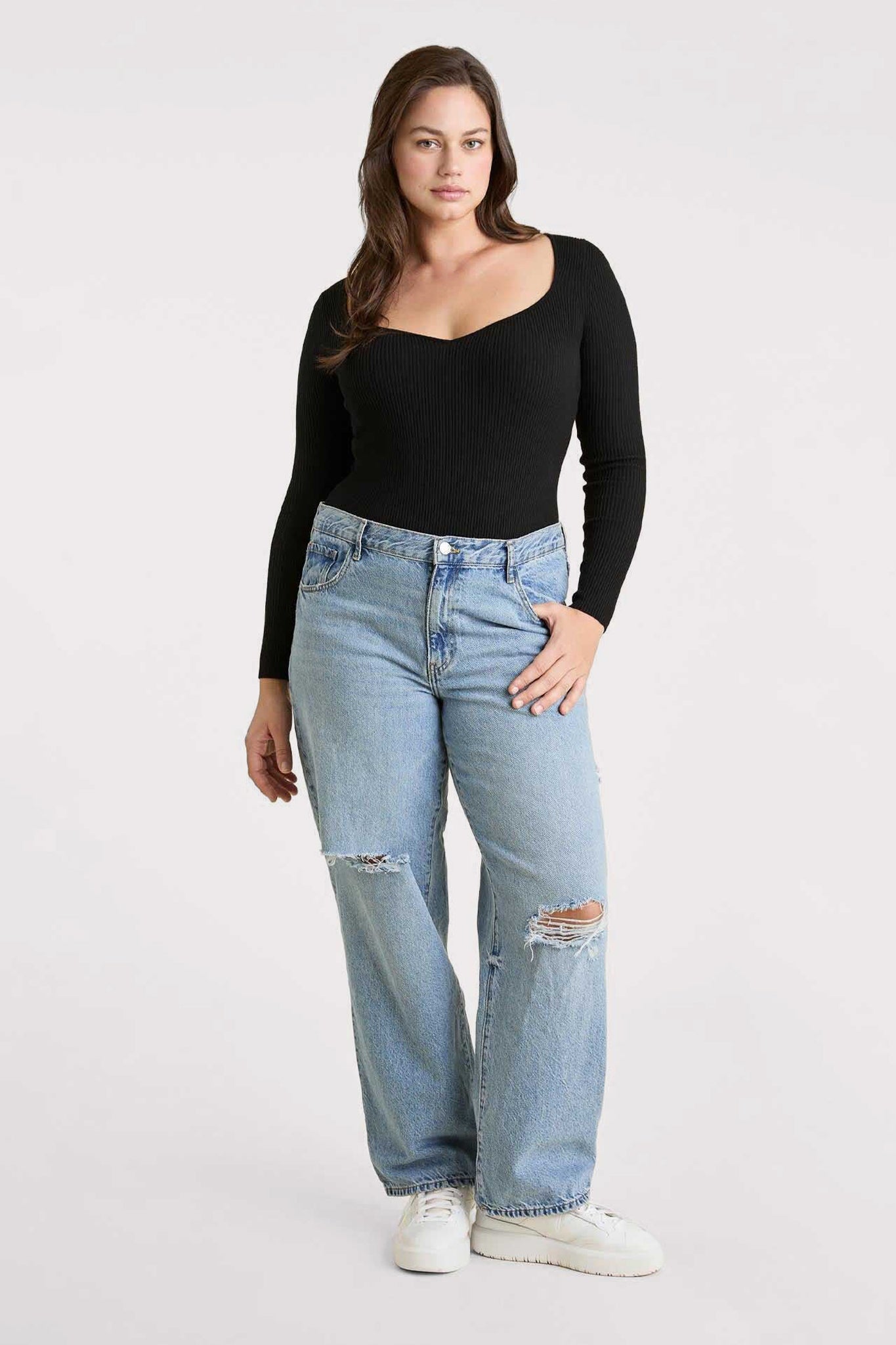 Sweetheart Sweater Bodysuit