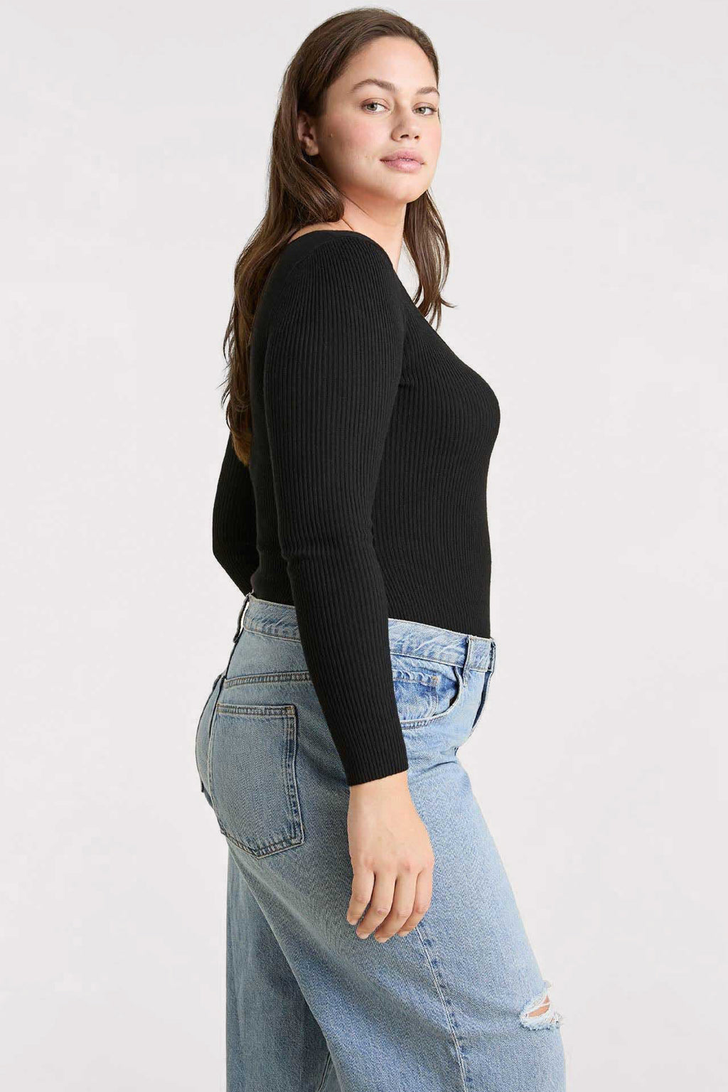 Sweetheart Sweater Bodysuit