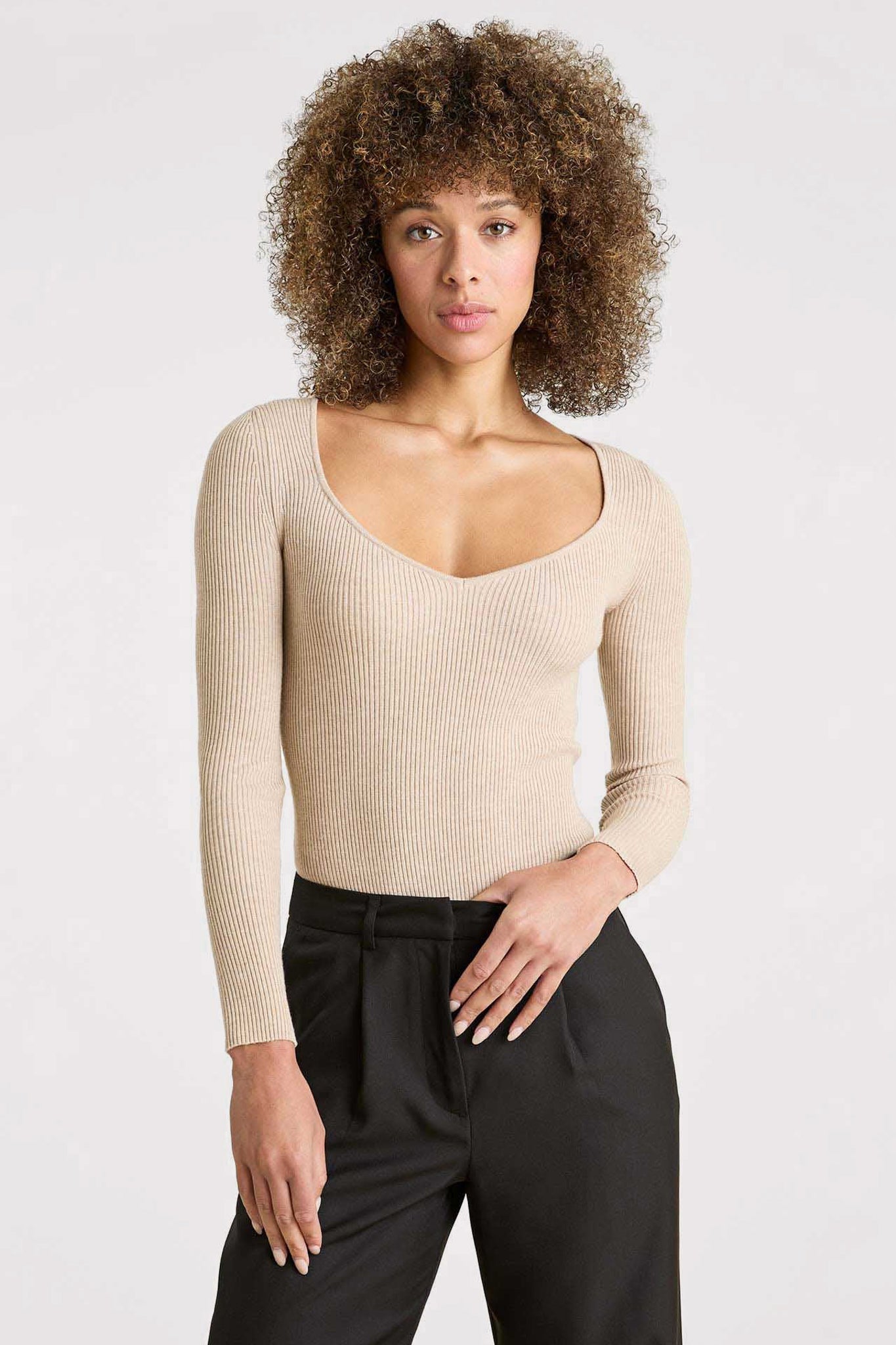 Sweetheart Sweater Bodysuit
