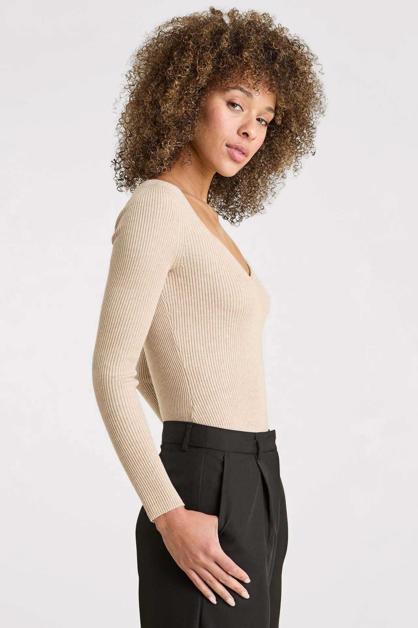 Sweetheart Sweater Bodysuit