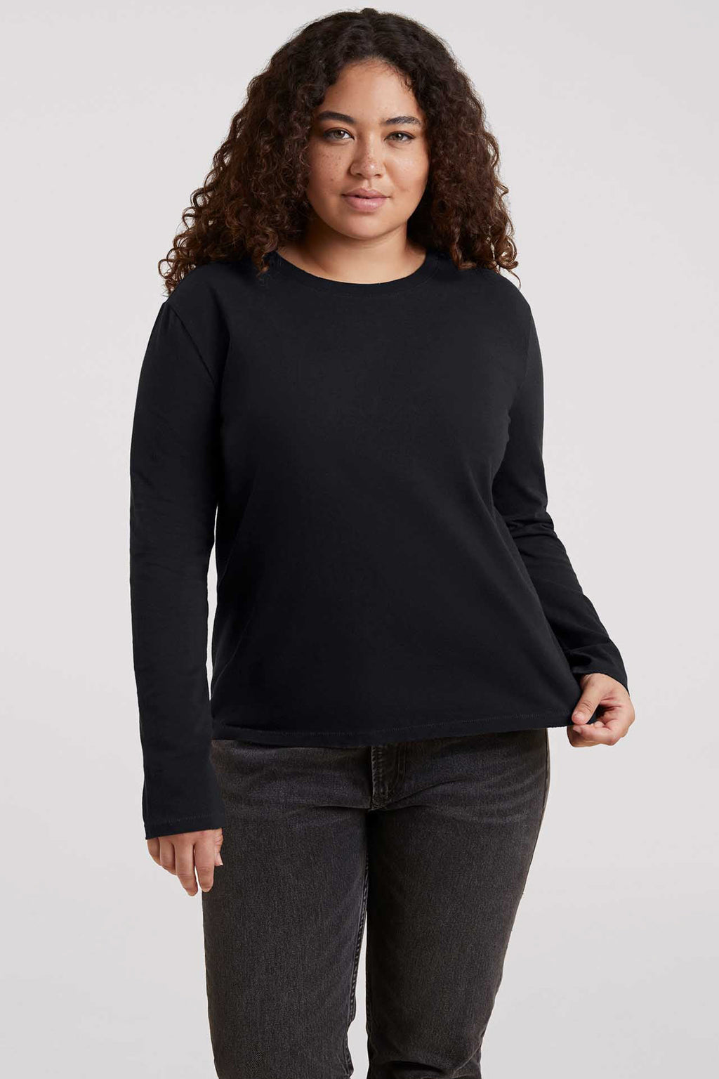 Vintage Cotton Long Sleeve Everyday T-Shirt