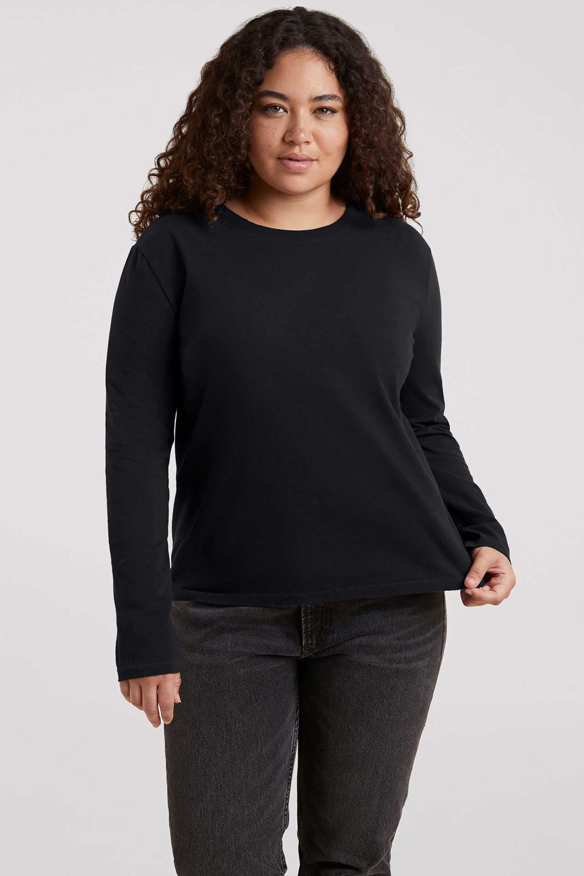 Vintage Cotton Long Sleeve Everyday T-Shirt | Women