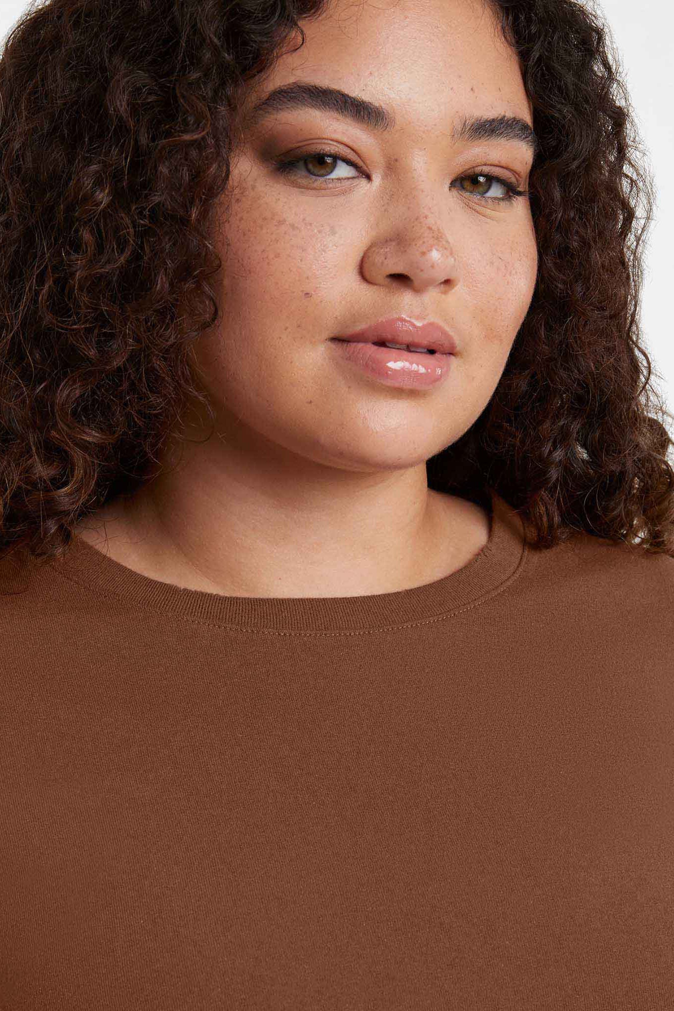 Vintage Cotton Long Sleeve Everyday T-Shirt