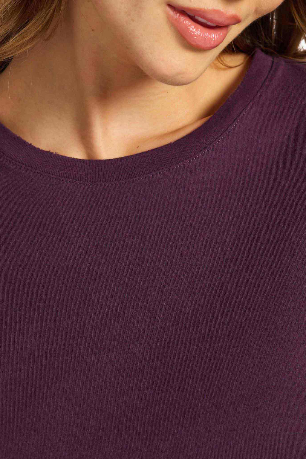 Vintage Cotton Long Sleeve Everyday T-Shirt