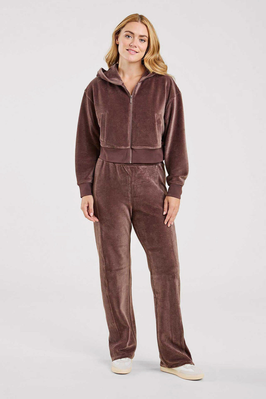 Textured Zip Hoodie